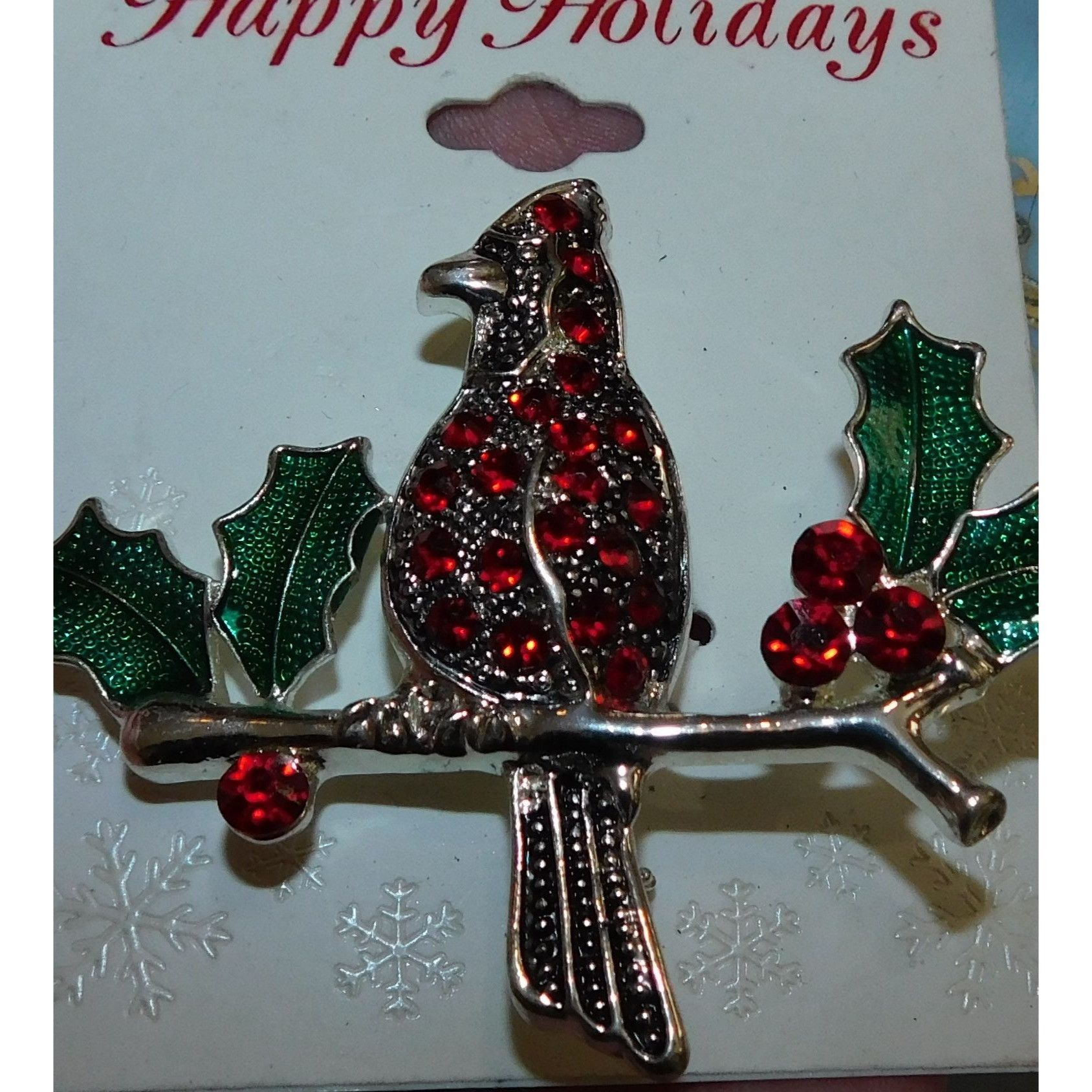 Other Table & Tower Red Cardinal Holiday Brooch Size ONE SIZE - 4 Thumbnail