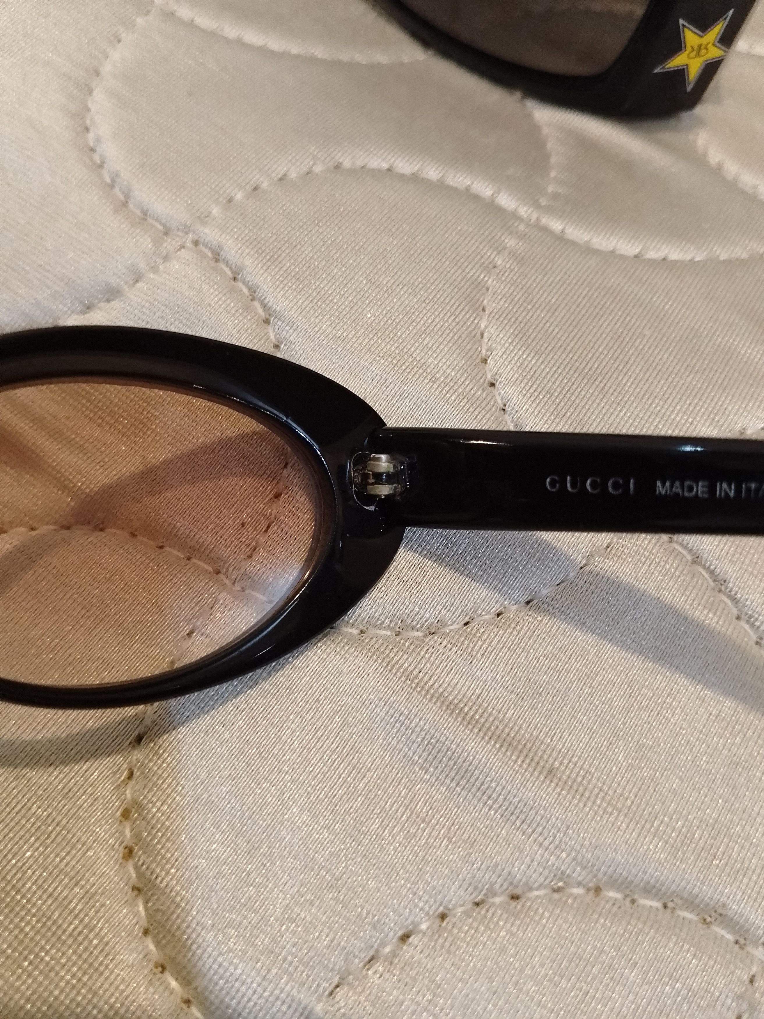 Gucci × Vintage Vintage 90s Gucci GG 2413/N/S 6NR Oval Sunglasses Size ONE SIZE - 9 Thumbnail