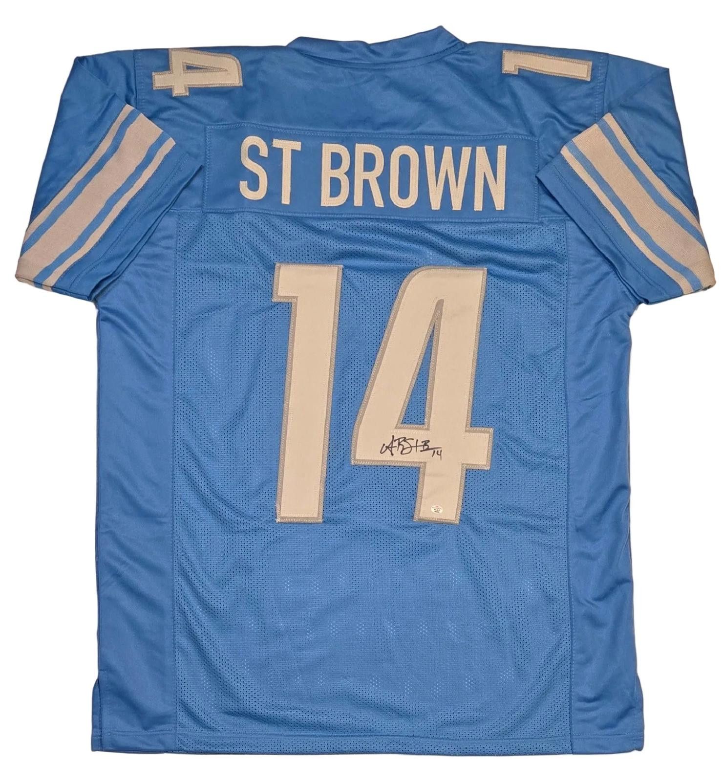 Other Amon-Ra St Brown Detroit Lions Signed jersey COA (XL) Size ONE SIZE - 2 Thumbnail