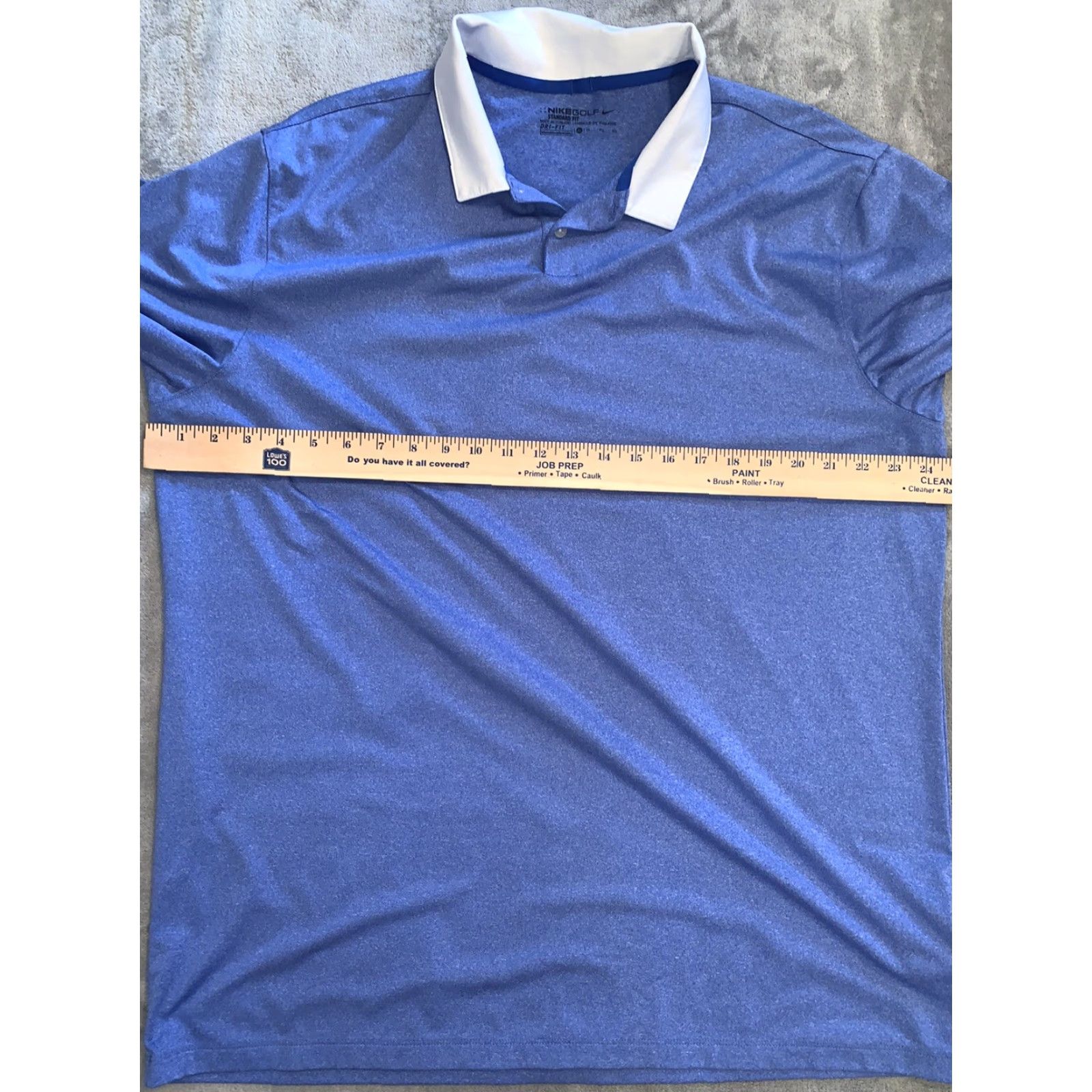 Nike NIKE GOLF DRI FIT SHIRT STANDARD XL BLUE Mens Size US XL / EU 56 / 4 - 4 Thumbnail