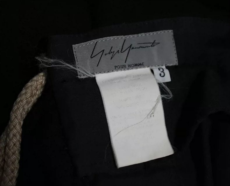 Yohji Yamamoto Yohji Yamamoto size 3 04aw twine trousers 2505-Nextarrow Size US 30 / EU 46 - 6 Thumbnail