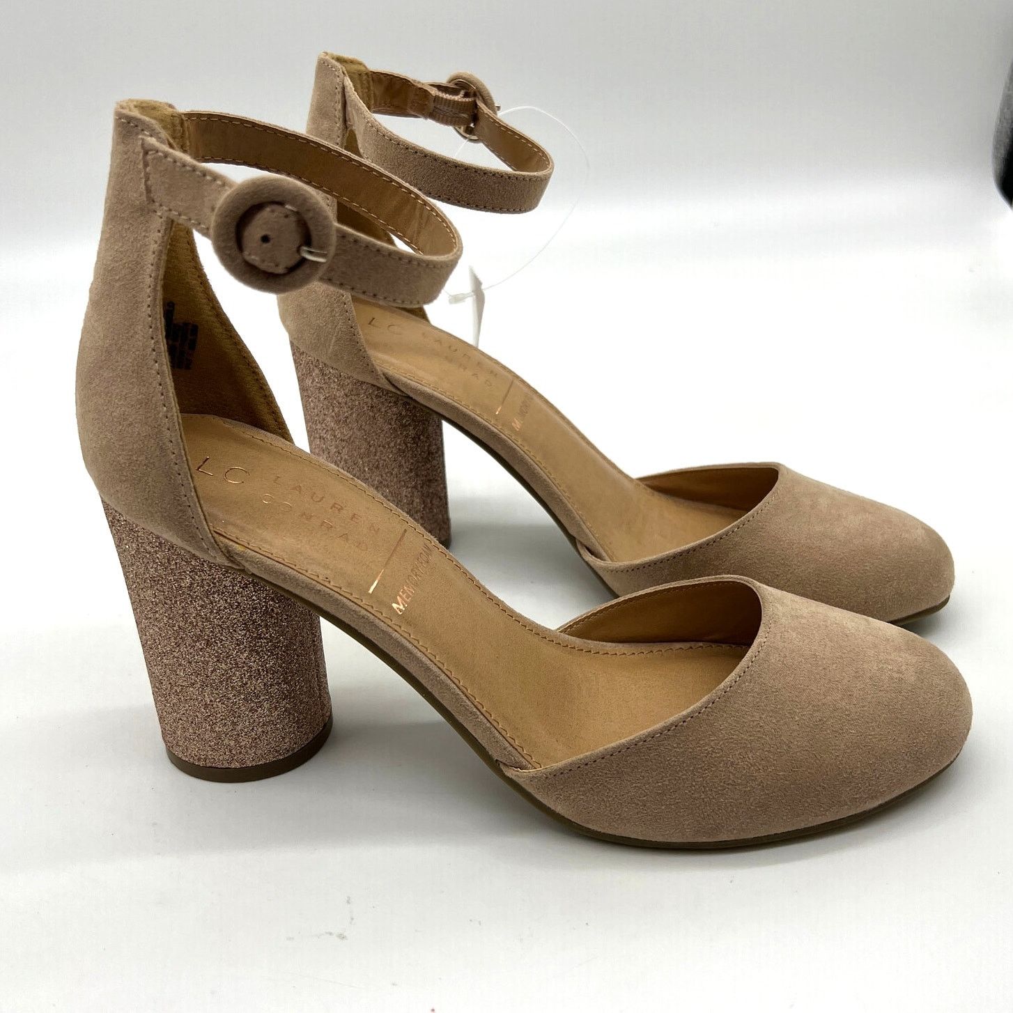 Other Lauren Conrad Women's High Heels Natural/Rose Gold Size 8.5 Size US 8.5 / IT 38.5 - 1 Thumbnail