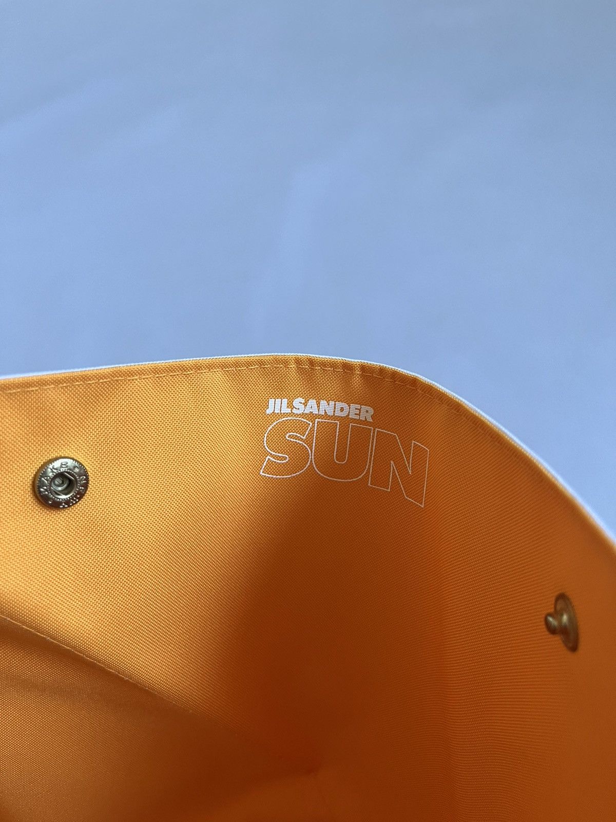 Jil Sander Vintage Jil Sander Sun Two Sided Orange White Tote Bag Size ONE SIZE - 5 Thumbnail