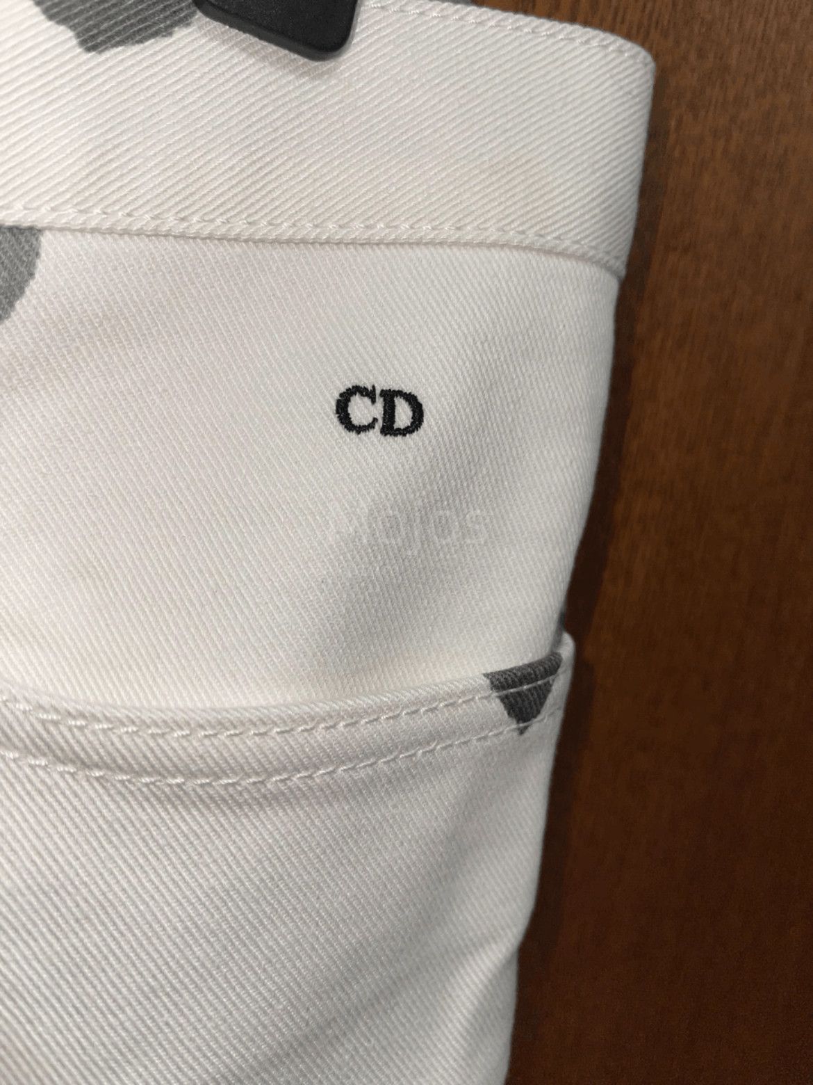 Dior Dior Rose Pattern Denim-2508 Size US 31 - 3 Thumbnail