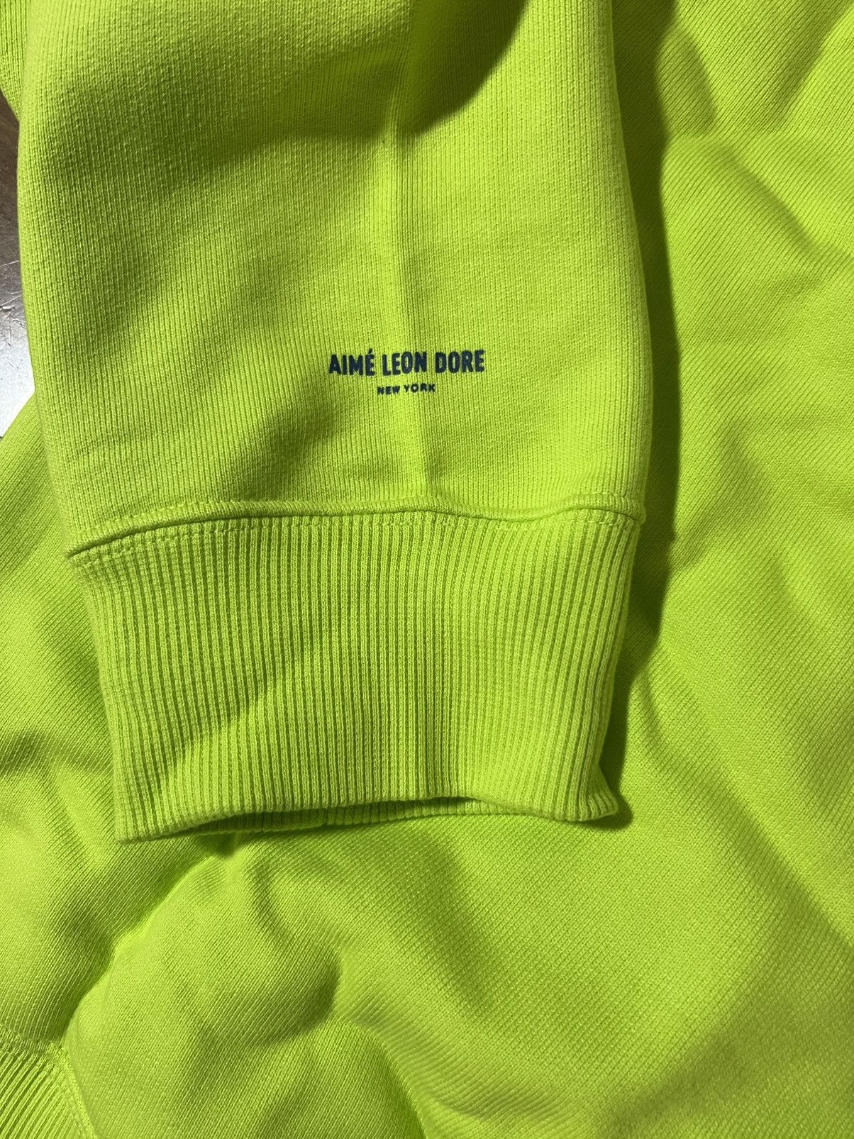 Aime Leon Dore Aime Leon Dore ALD / New York Mets Logo Hoodie Acid Lime XXL Size US XXL / EU 58 / 5 - 8 Thumbnail