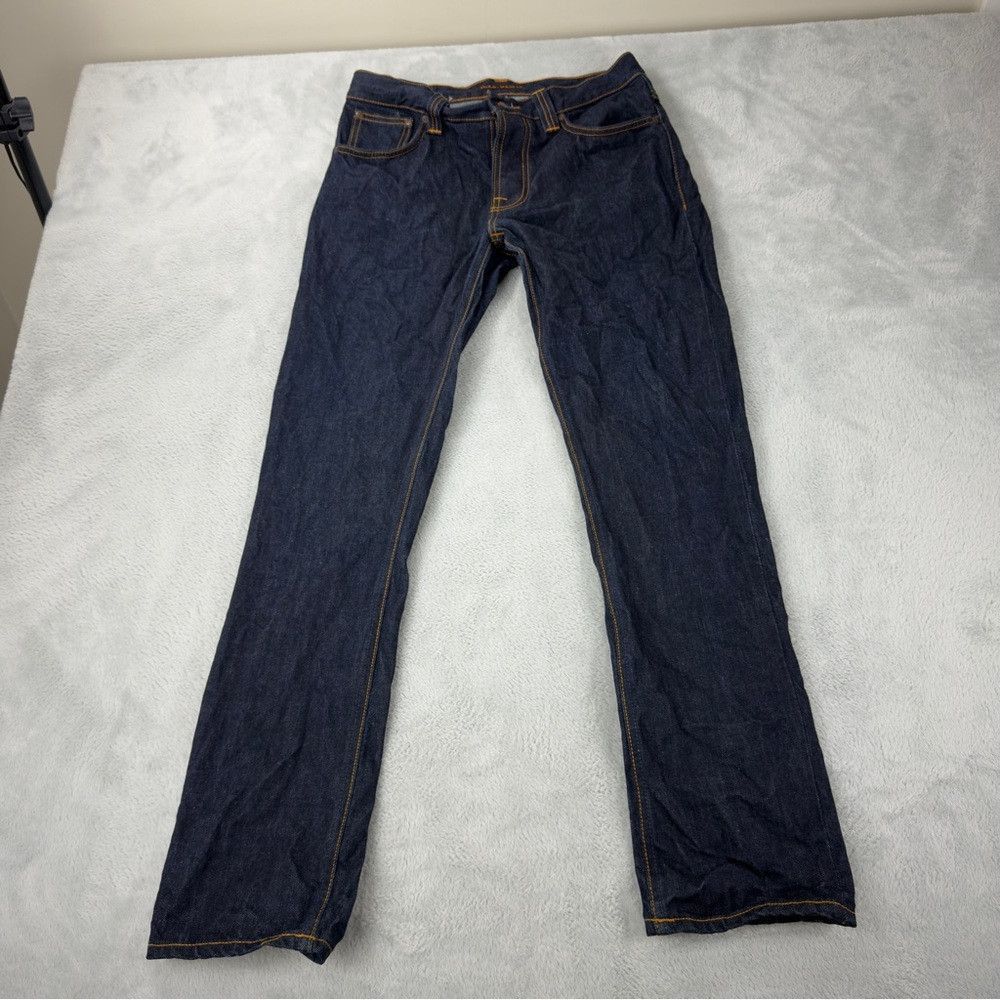 Nudie Jeans Nudie Jeans Grim Tim Dry Ring Men's Size 31x30 NJ1000298 Bu Size US 31 - 1 Thumbnail