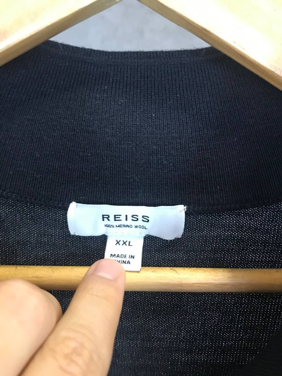 Reiss Reiss designer 1/3 zip merino wool sweater Size US XXL / EU 58 / 5 - 4 Thumbnail
