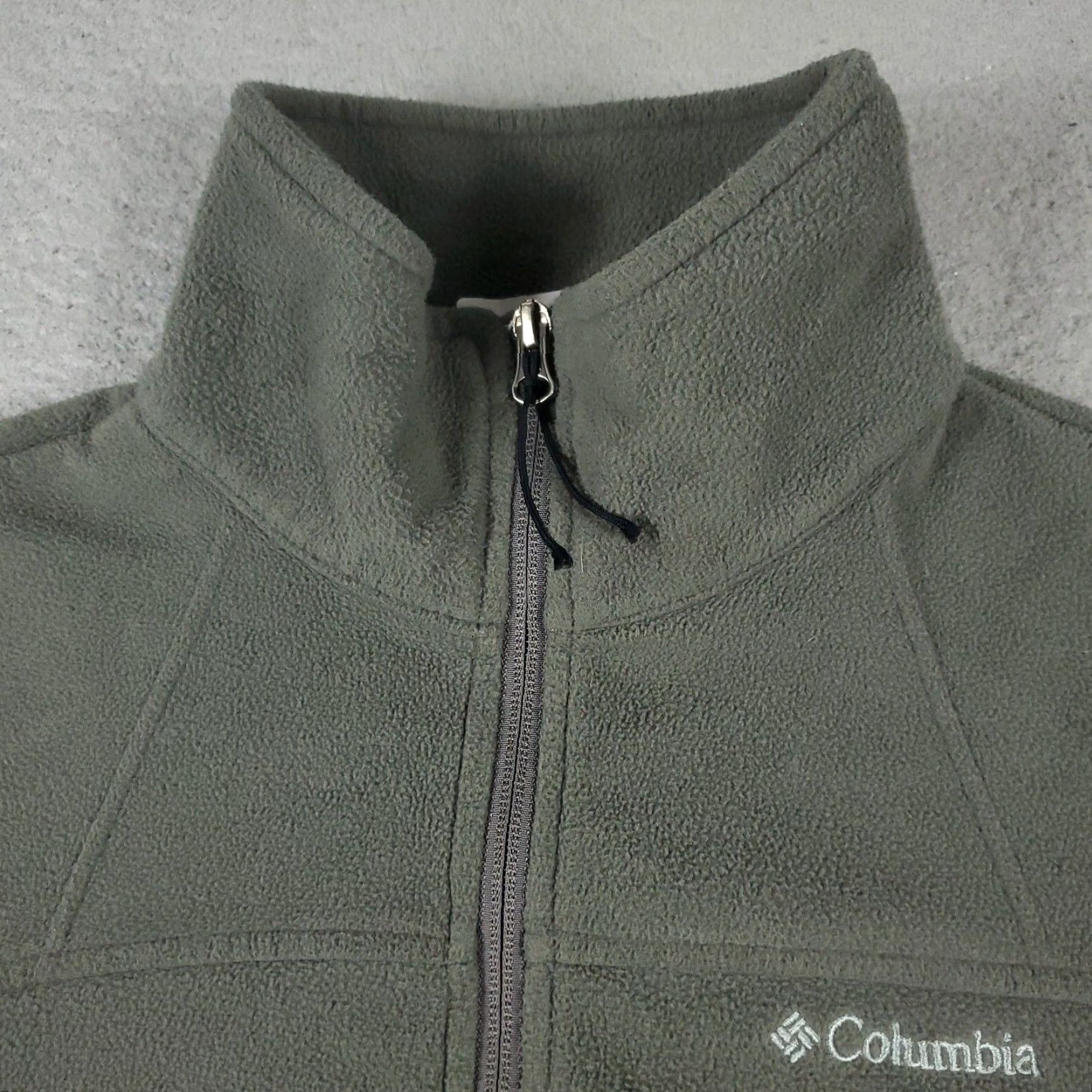 Vintage Columbia Jacket Womens L Black Fleece Full Zip Up Shirt/Sweater? Size L / US 10 / IT 46 - 3 Thumbnail
