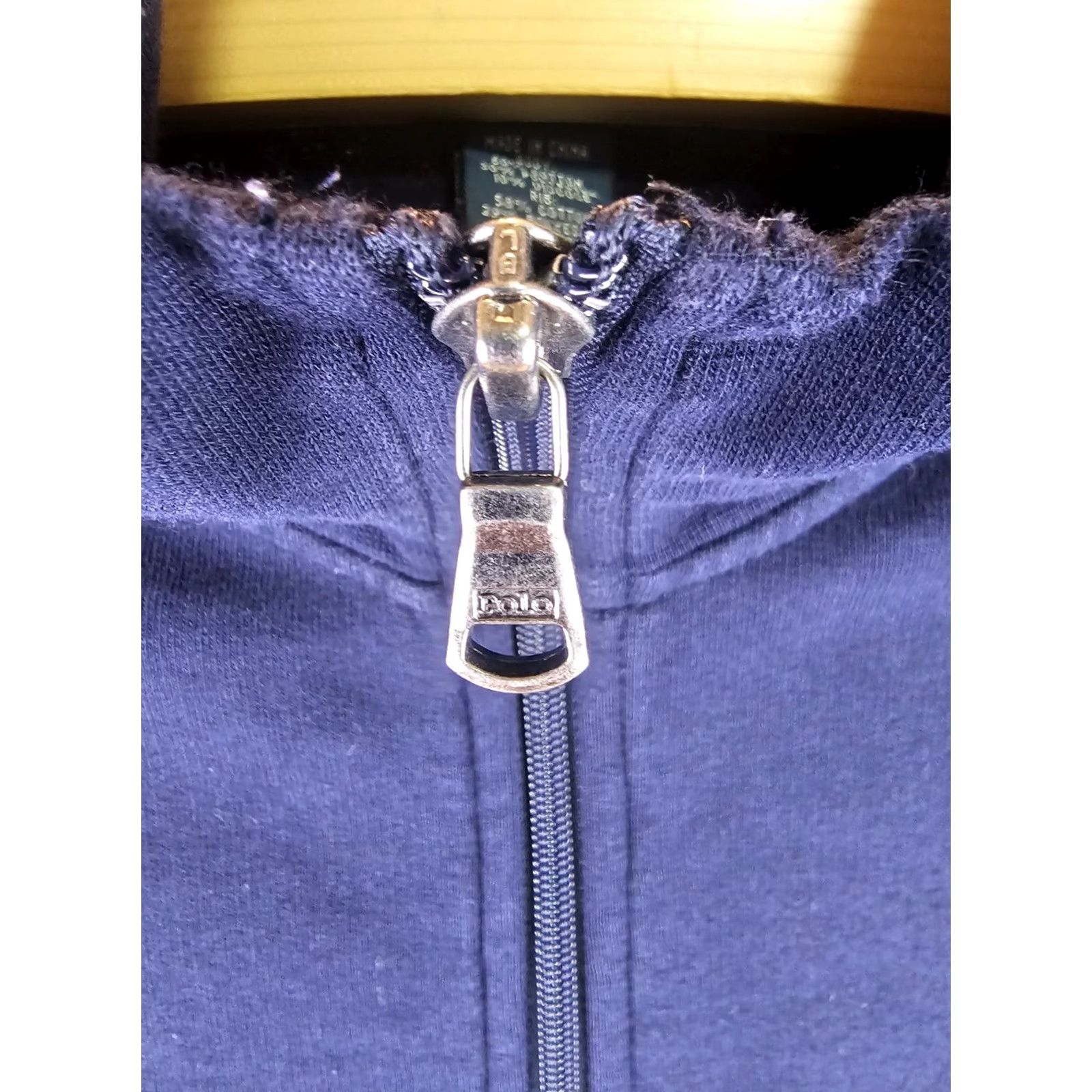 Polo Ralph Lauren VINTAGE Y2K POLO RALPH LAUREN NAVY FULL ZIP UP TRACK TOP JACKET SZ MEDIUM Size US M / EU 48-50 / 2 - 3 Thumbnail