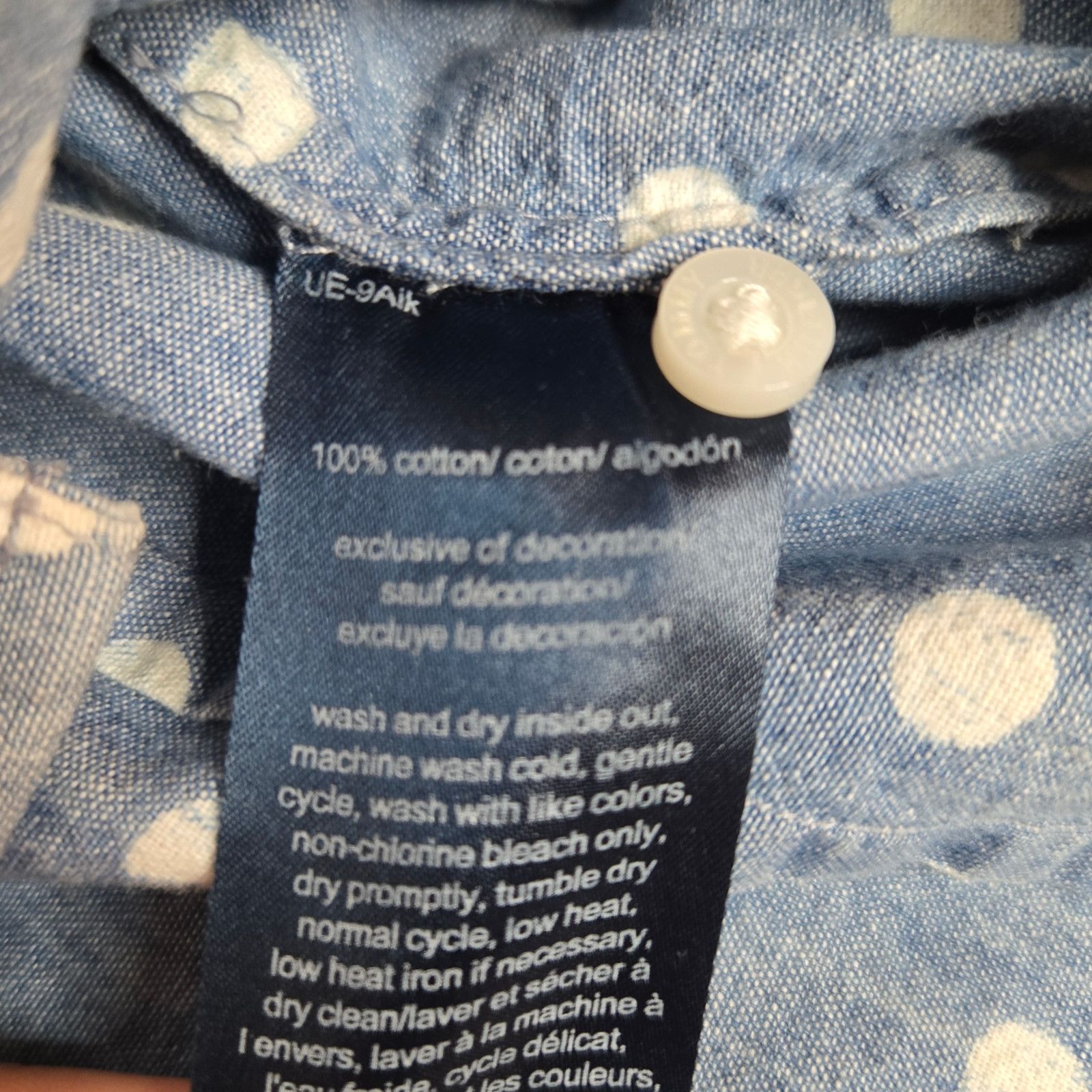 Tommy Hilfiger Tommy Hilfiger Polka Dot Chambray Top Size Medium Size M / US 6-8 / IT 42-44 - 6 Thumbnail