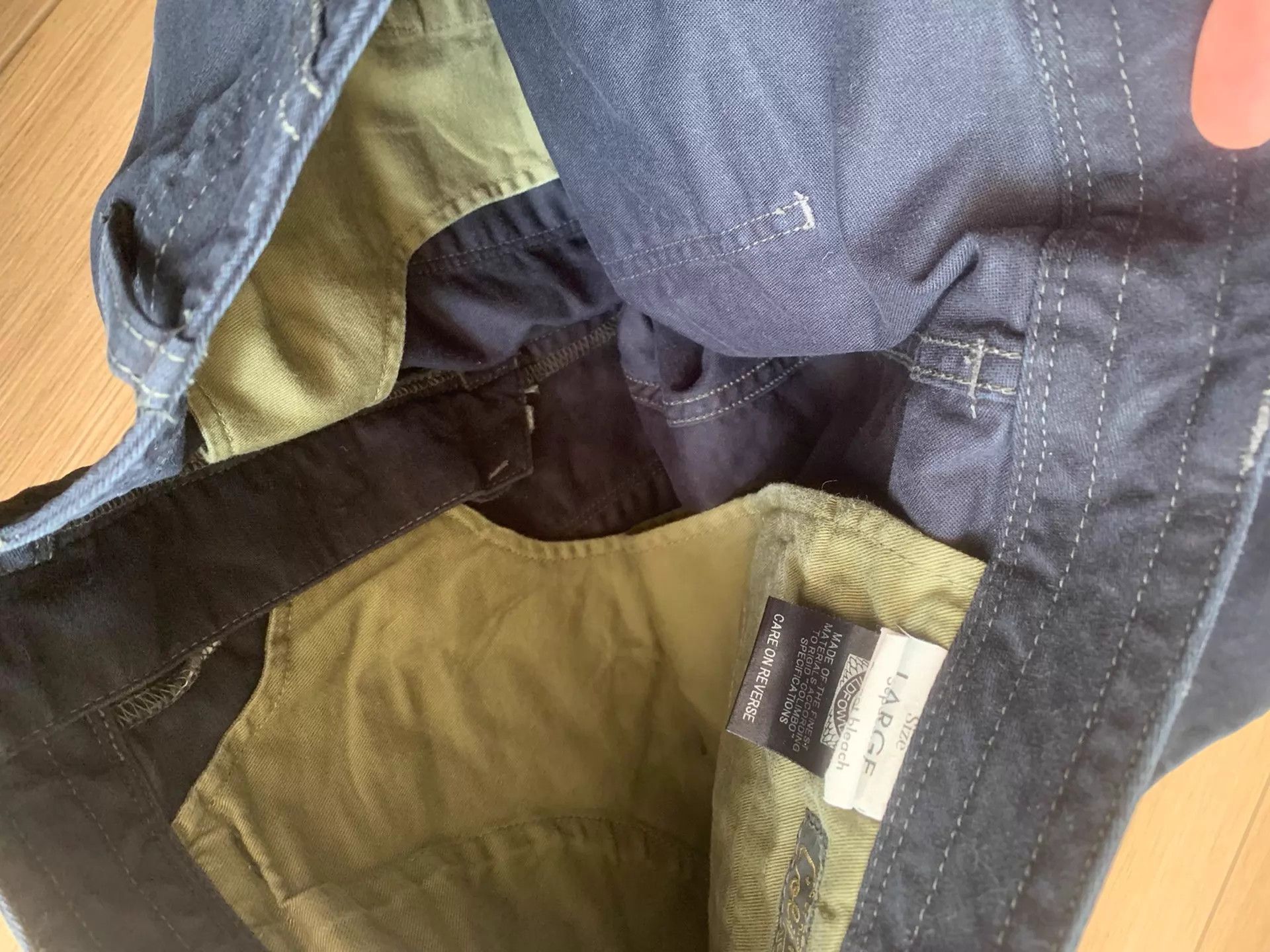 COLIMBO COLIMBO Multi-Pocket Cargo Pants Navy Blue L Like New Size US 34 / EU 50 - 3 Thumbnail