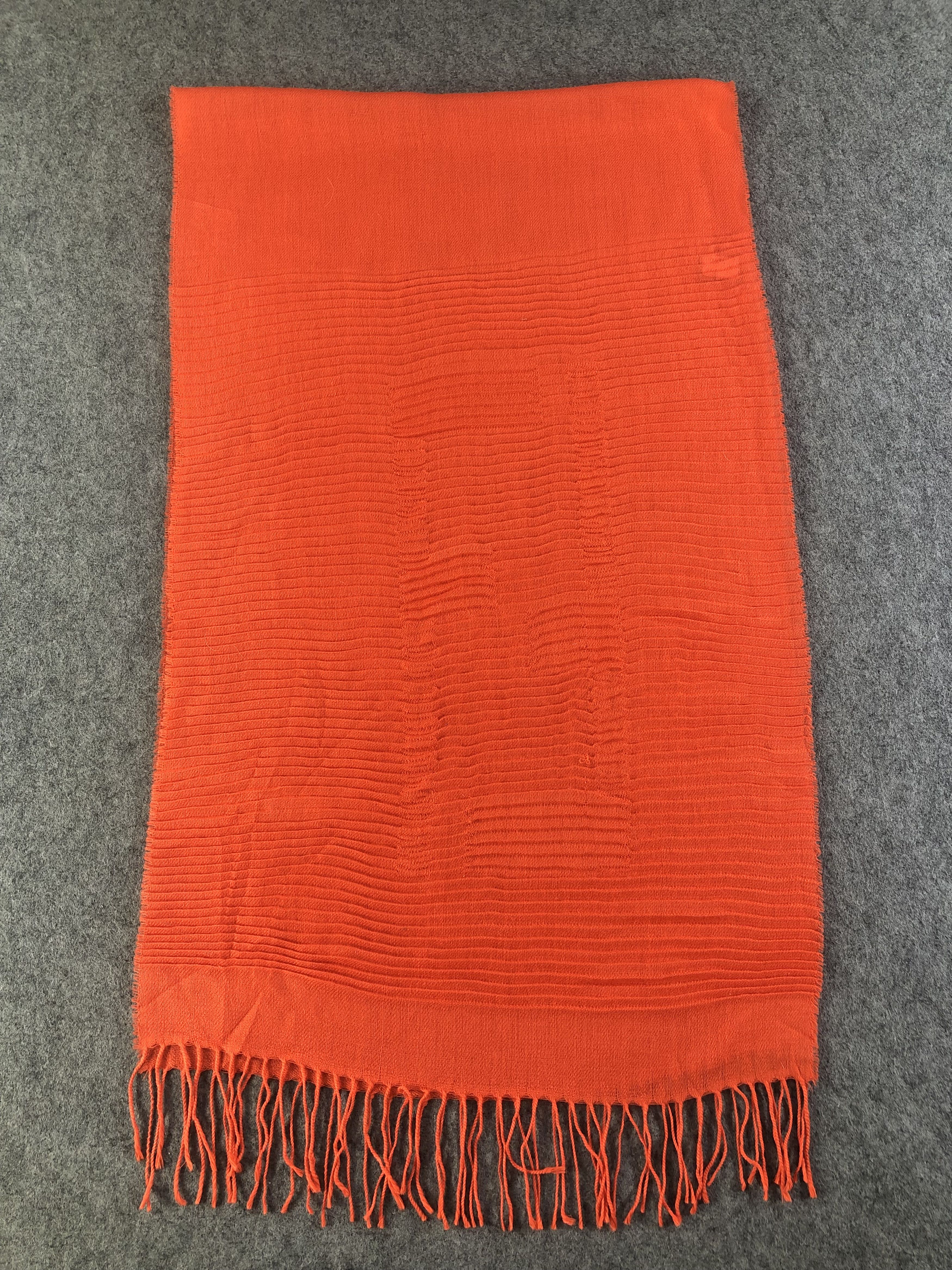 Fendi FENDI FF Pleated Scarf Muffler V1588 Size ONE SIZE - 2 Thumbnail