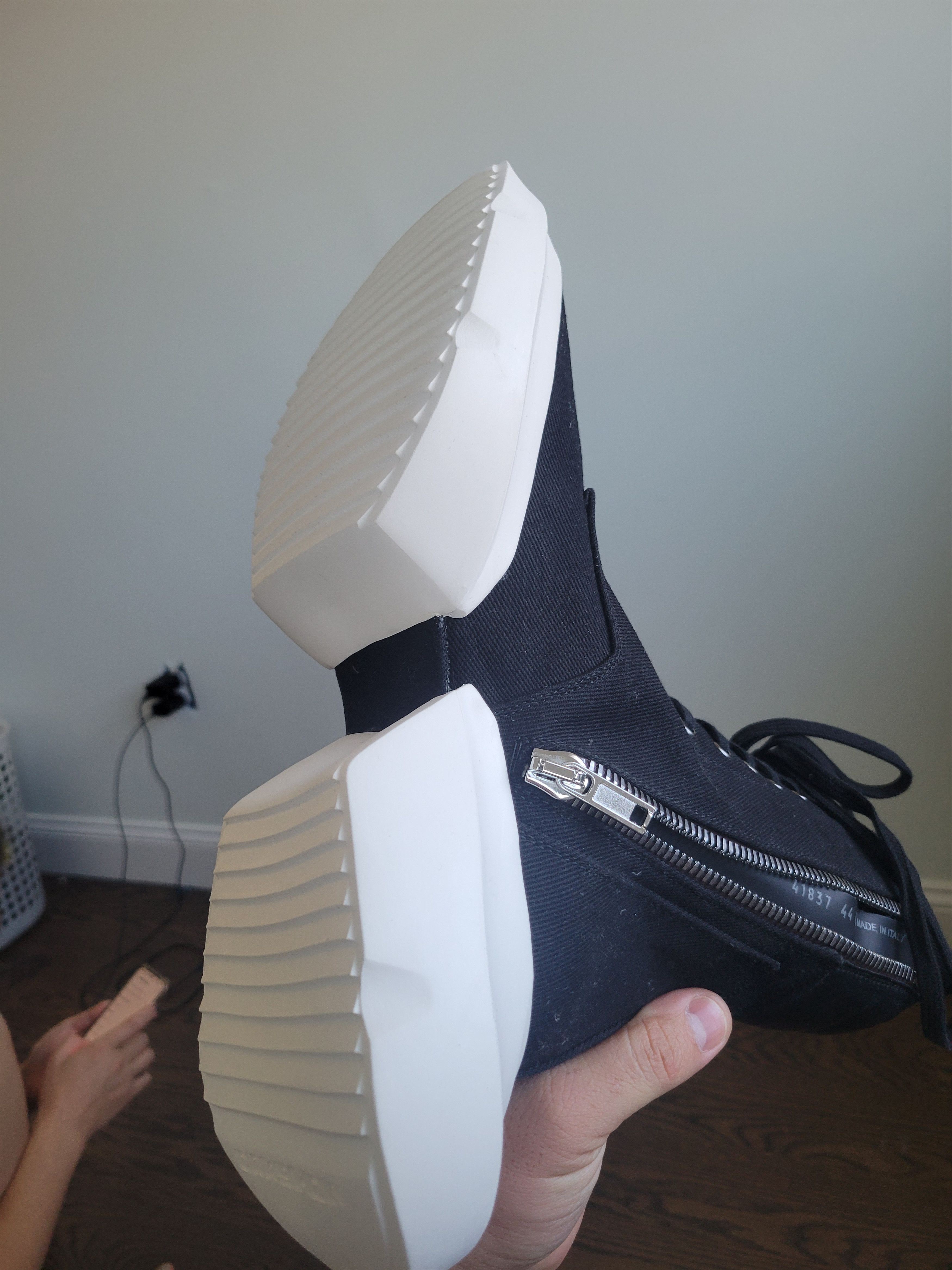 Rick Owens Drkshdw Rick Owens Drkshdw Army Boots Size US 11 / EU 44 - 2 Thumbnail