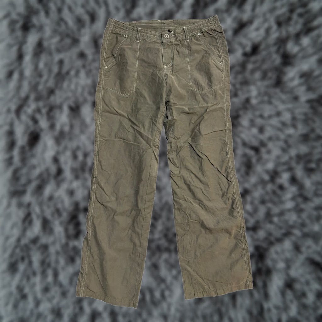 Logo 7 Kuhl Womens Sz 10 Regular Gray Lightweight Hiking Outdoor Logo Gorpcore Pants Size 32" / US 10 / IT 46 - 1 Thumbnail