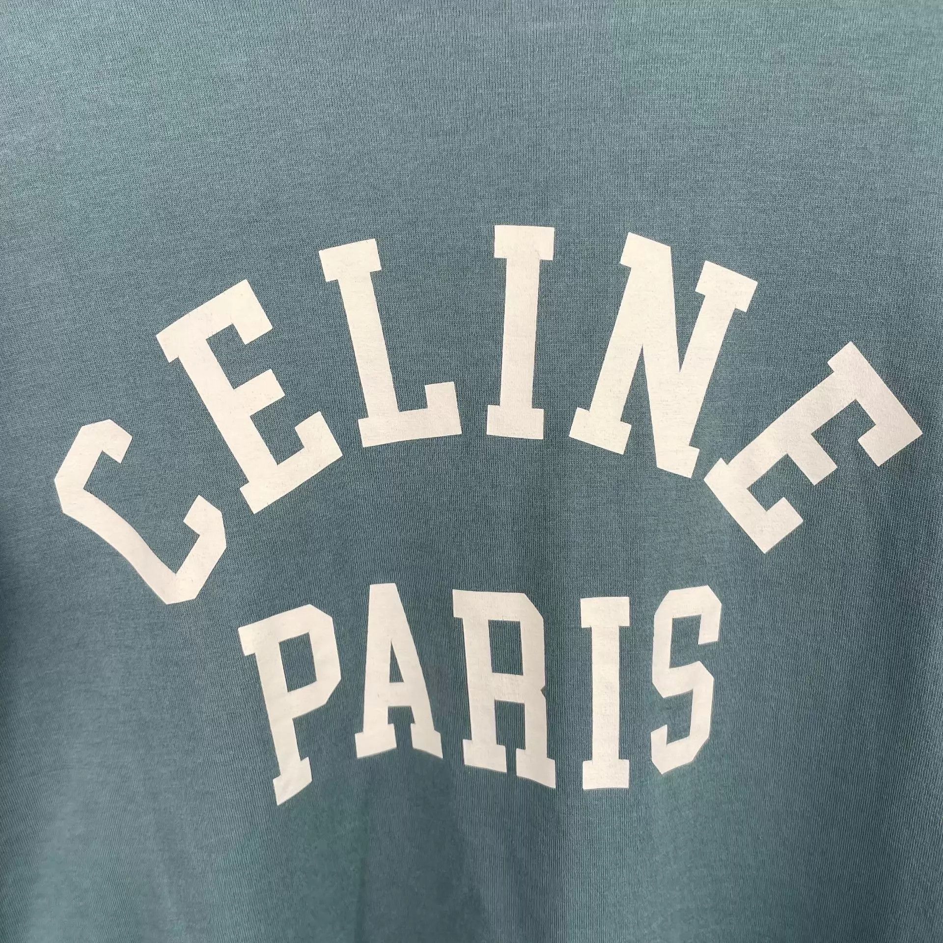 Celine Celine Women's Cotton Blue Short Sleeve S Size S / US 4 / IT 40 - 4 Thumbnail