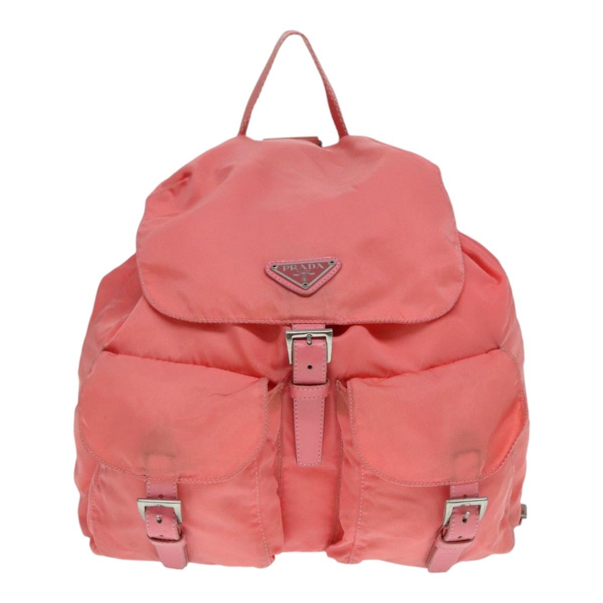 Prada Re-Nylon Pink Canvas Backpack Bag (Pre-Owned) Size ONE SIZE - 1 Thumbnail