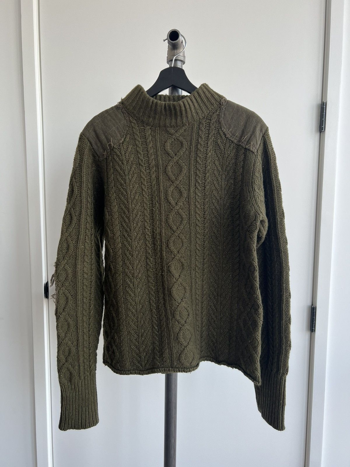 Junya Watanabe AW06 Taxi Driver Cable-Knit Commando Sweater Size US S / EU 44-46 / 1 - 1 Thumbnail