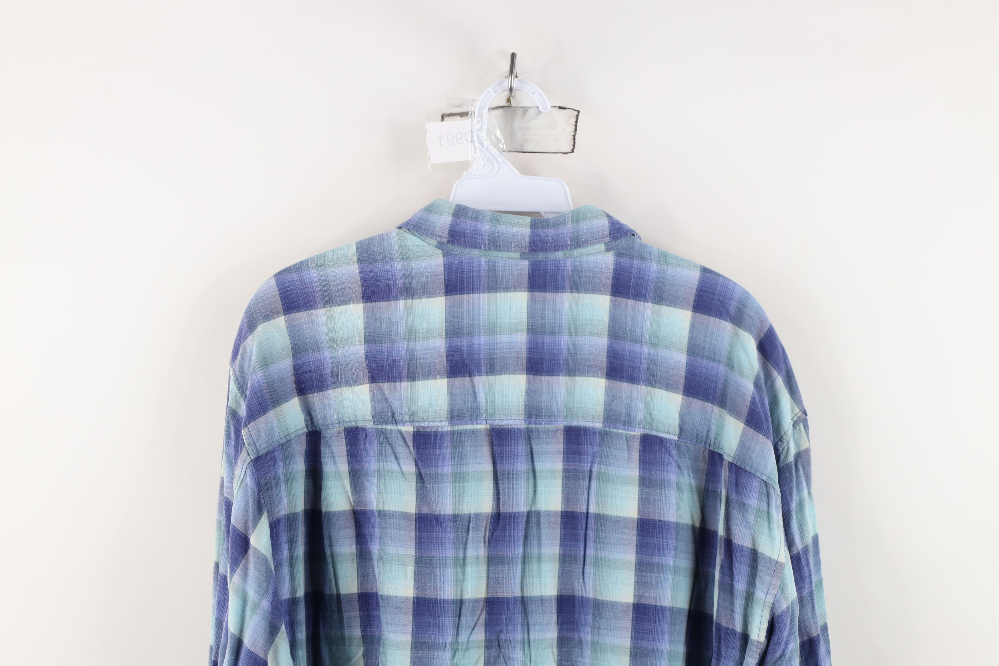 Tommy Bahama Vintage Tommy Bahama Blend Collared Button Shirt Plaid Size US L / EU 52-54 / 3 - 12 Thumbnail