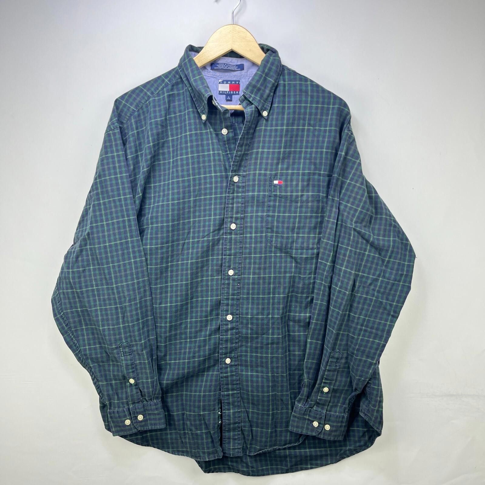 Tommy Hilfiger Vintage Tommy Hilfiger Button-Up Short Sleeve Shirt Large Size US L / EU 52-54 / 3 - 1 Thumbnail