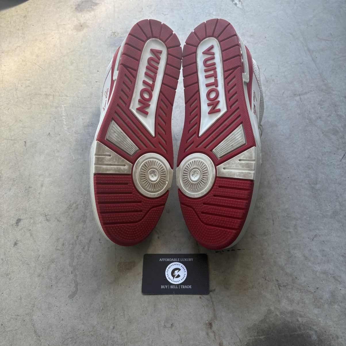 Louis Vuitton Louis Vuitton Trainer Red Size US 11.5 / EU 44-45 - 5 Thumbnail