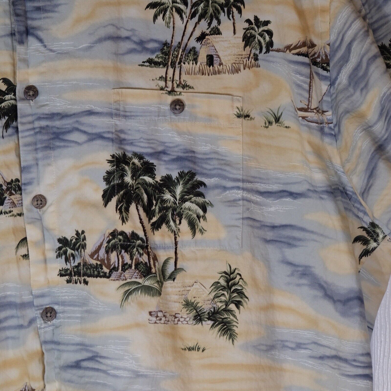 Campia Moda Campia Moda XXL Hawaiian Shirt Tropical Island Print Cotton Size US XXL / EU 58 / 5 - 4 Thumbnail