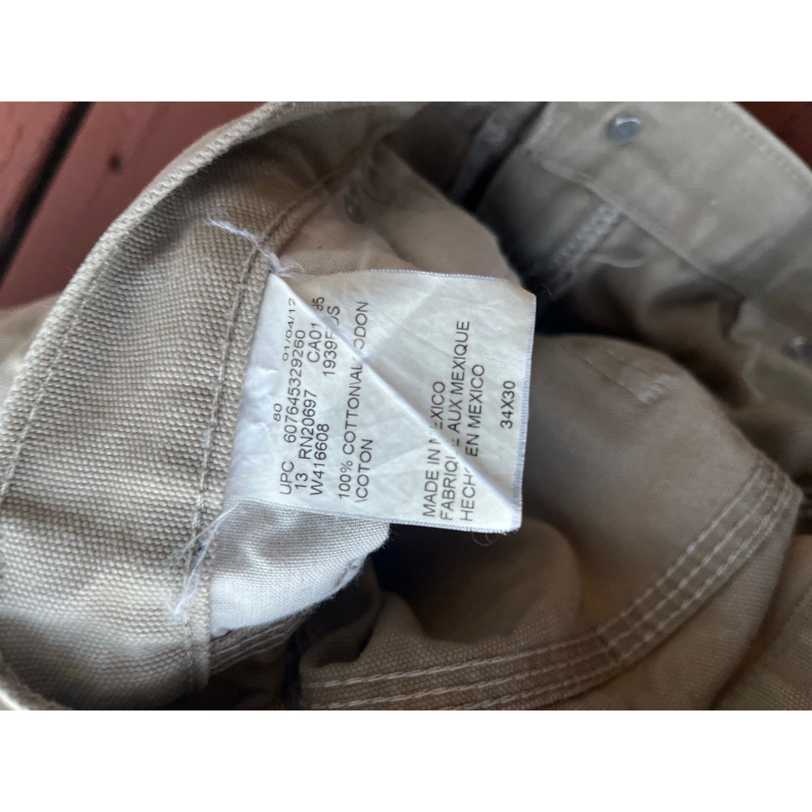 Dickies Dickies Heavyweight Tan Carpenter Pants Size US 30 / EU 46 - 4 Thumbnail