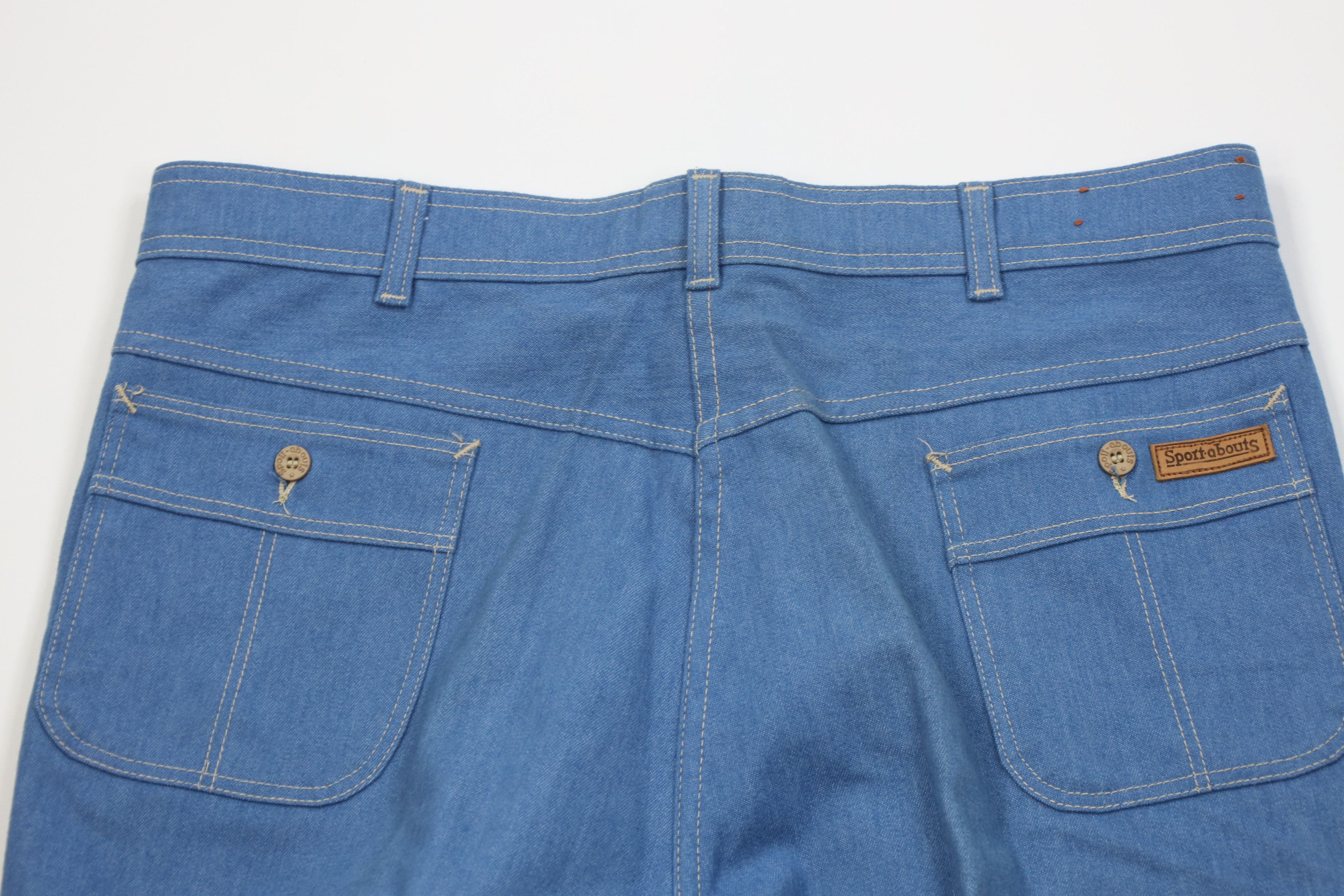 Vintage Vintage 70s Streetwear Wide Leg Bell Bottoms Denim Jeans USA Size US 38 / EU 54 - 11 Thumbnail