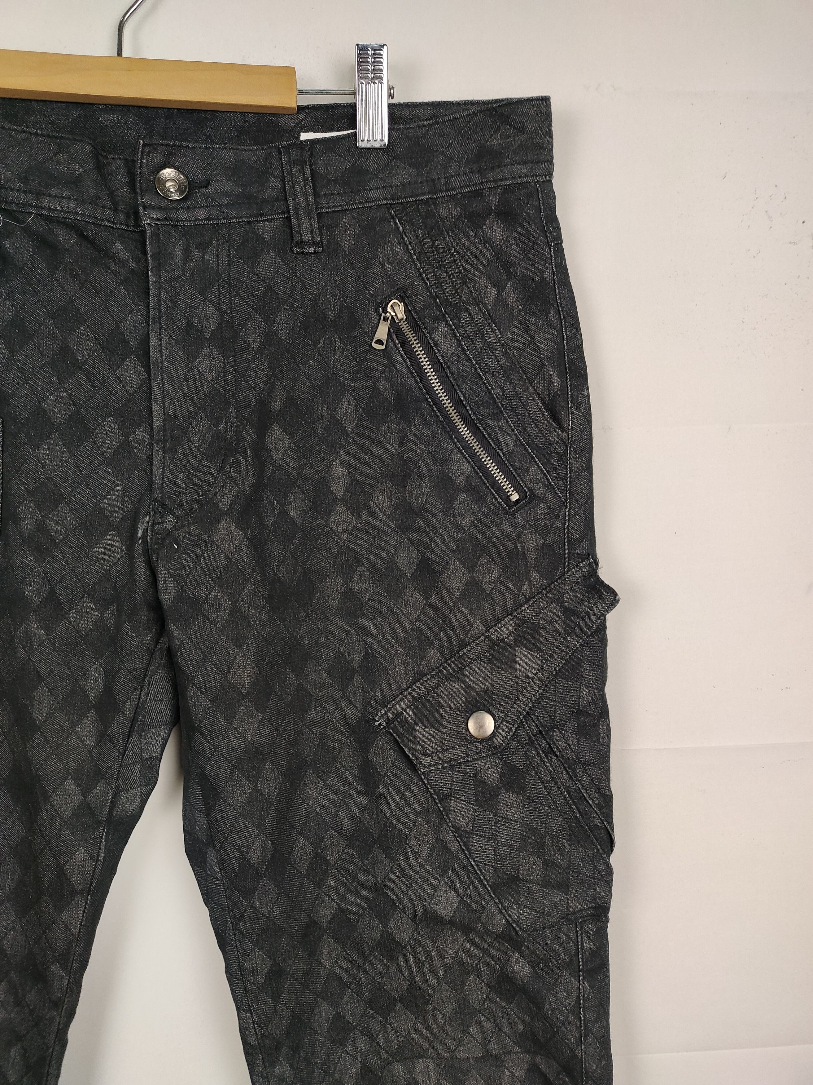 semanticdesign Semantic design Checkered board Flared Bondage Pant Size US 34 / EU 50 - 2 Thumbnail