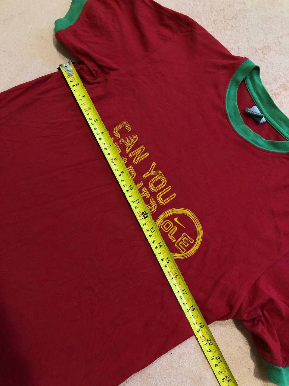 Nike Vintage Nike big print T-Shirt crazy Y2K size M streetwear Size US M / EU 48-50 / 2 - 10 Thumbnail