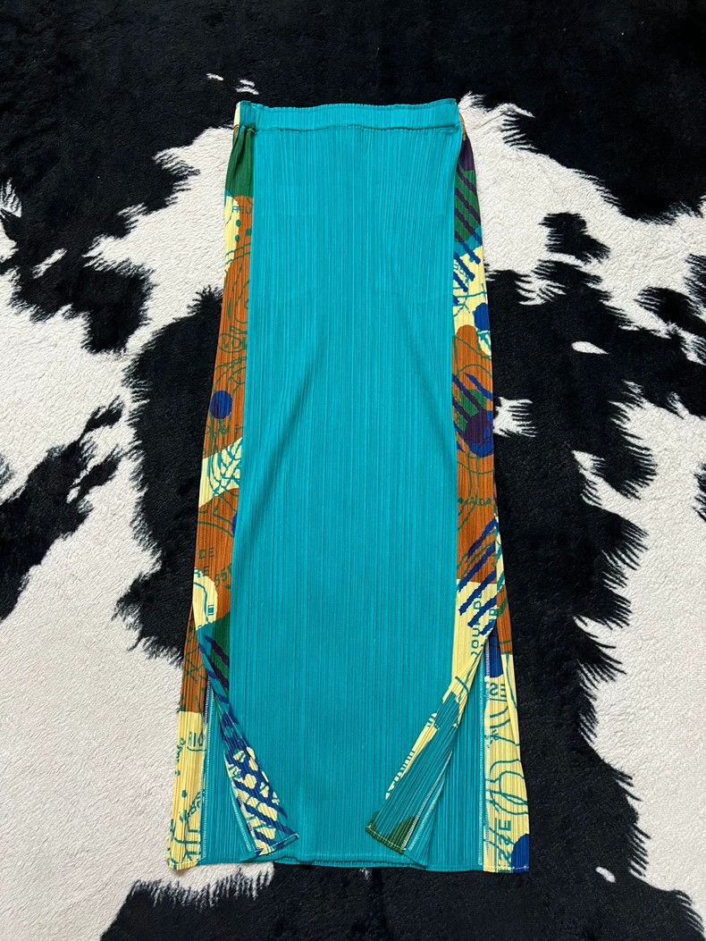 Issey Miyake Issey Miyake size:3 A light blue skirt Size 42" / US 20 - 2 Thumbnail