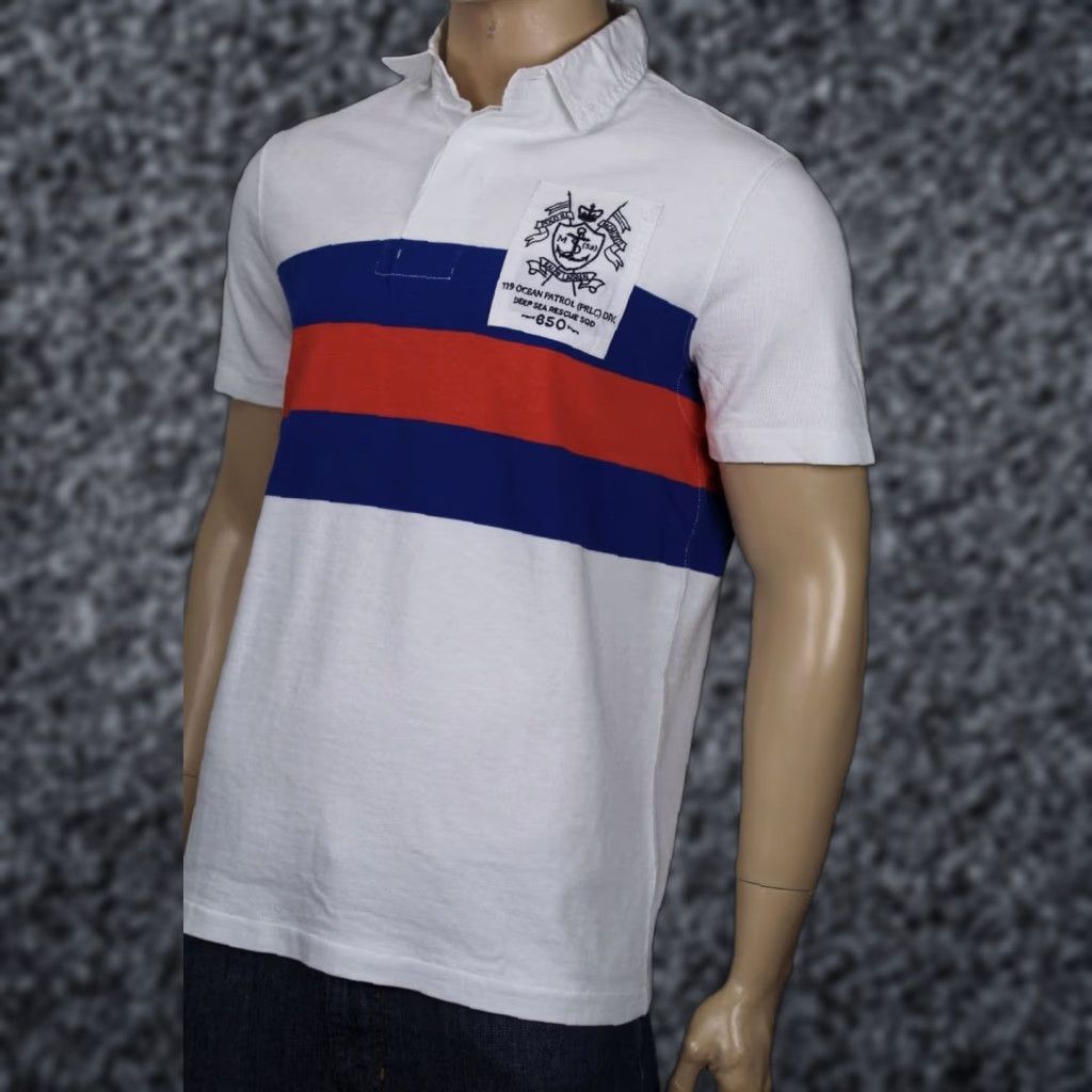 Polo Ralph Lauren Ralph Lauren White Custom Fit Ocean Patrol Shirt NWT 45 Size US L / EU 52-54 / 3 - 1 Thumbnail