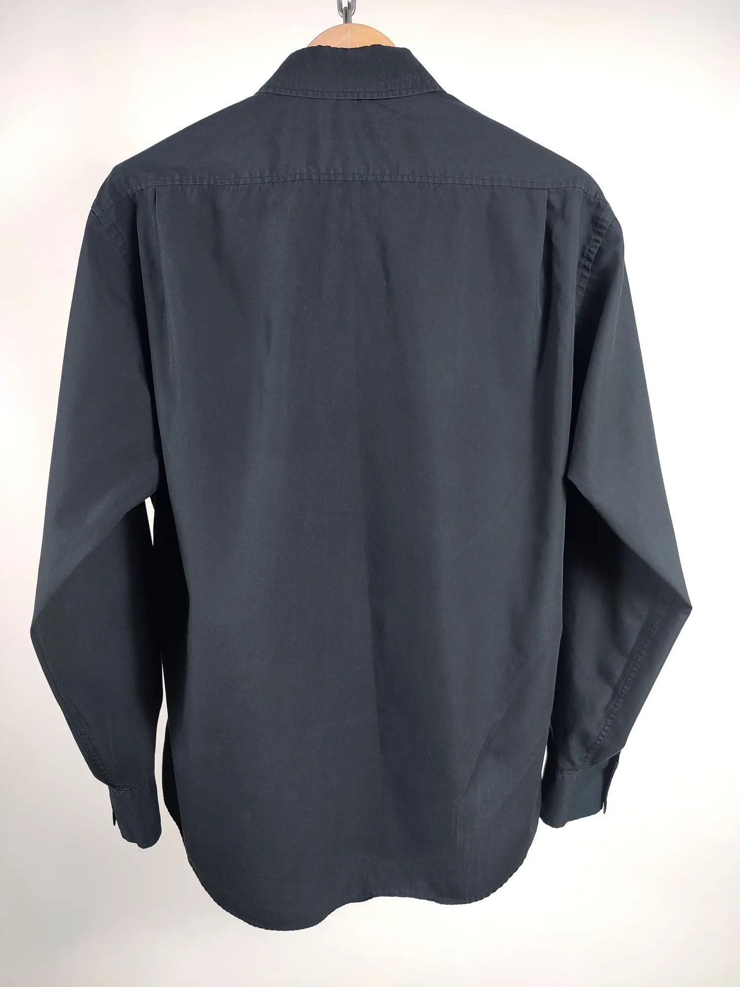 Yves Saint Laurent Ysl black vintage shirt Size US L / EU 52-54 / 3 - 9 Thumbnail