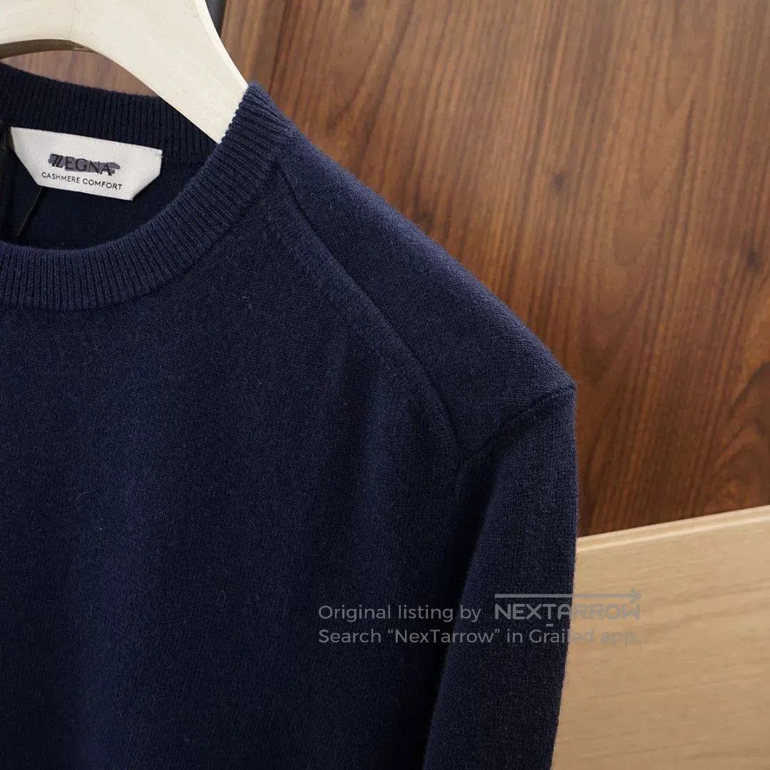 Z Zegna ZEGNA Cashmere Knit Sweater for Sale. Size US S / EU 44-46 / 1 - 5 Thumbnail