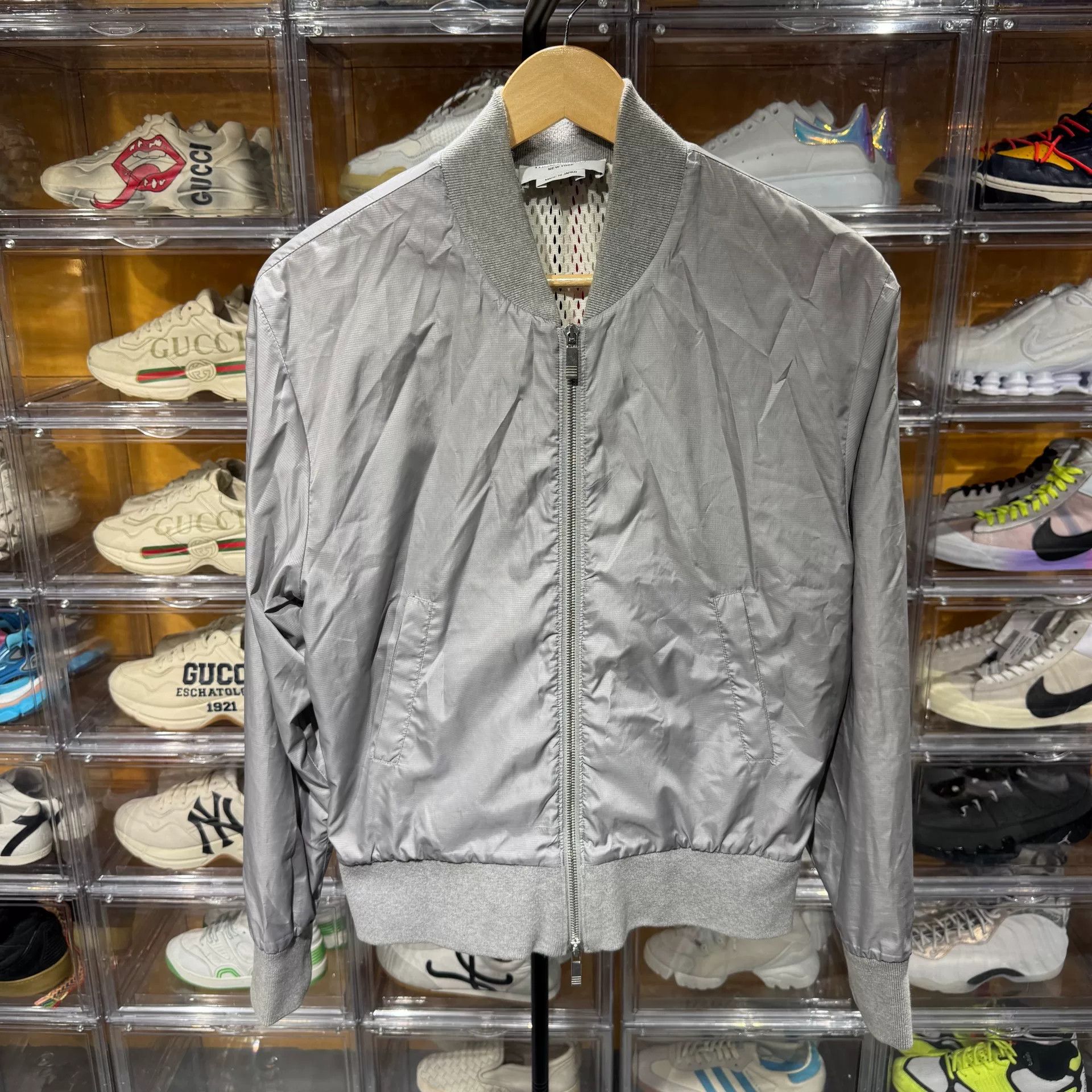 Thom Browne Thom Browne SS22 Stripe Bomber Jacket Size US XS / EU 42 / 0 - 1 Thumbnail