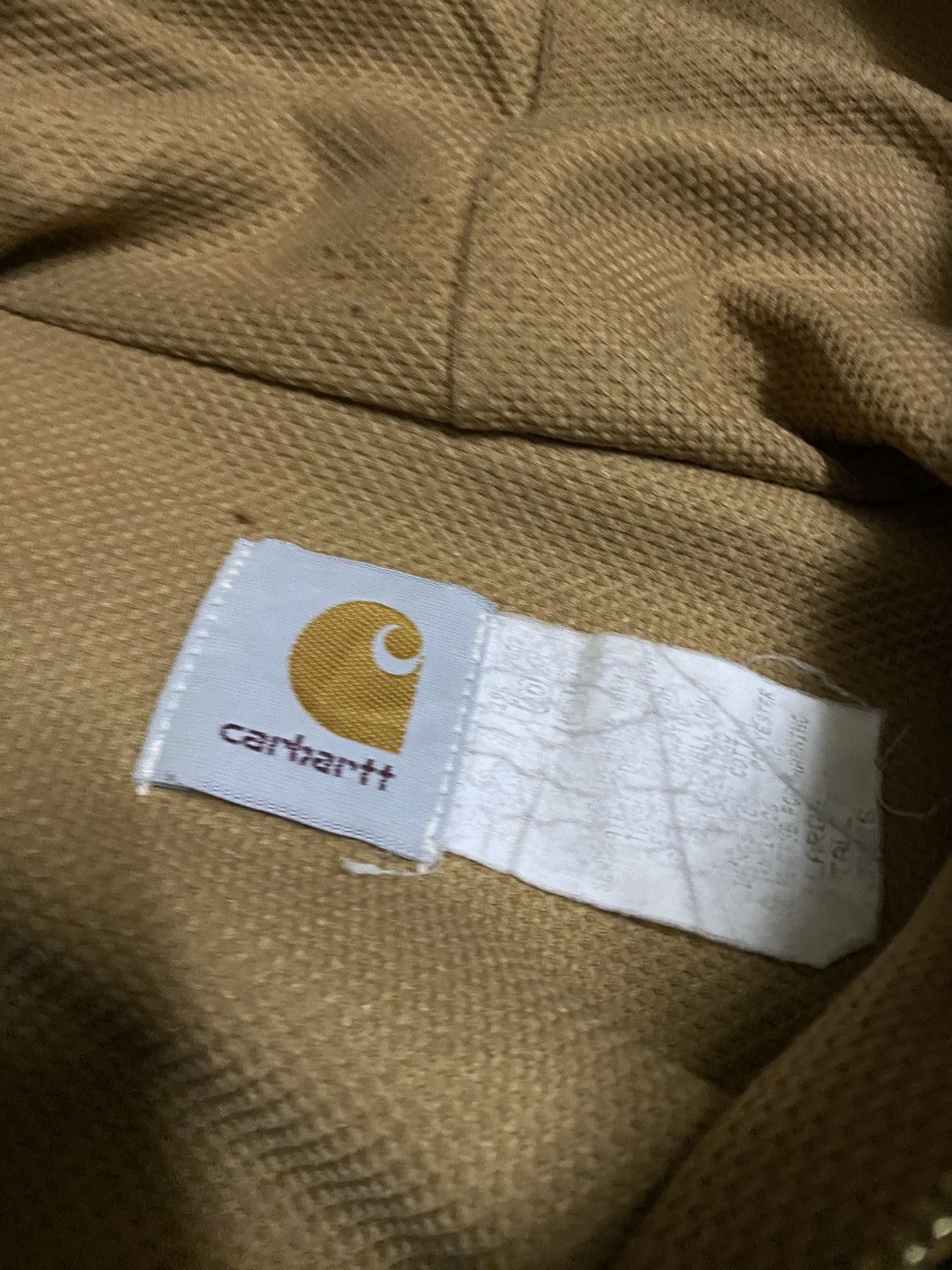 Carhartt Vintage Trashed Distress Carhartt hoodie jacket Size US L / EU 52-54 / 3 - 6 Thumbnail