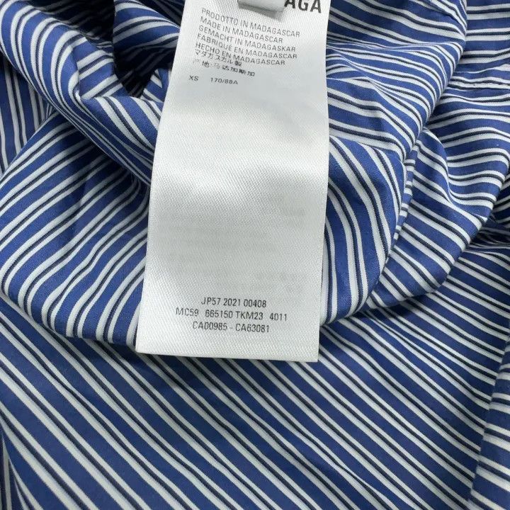 Balenciaga Balenciaga Balenciaga Blue Striped Long Sleeve Shirt -2507 Size US XS / EU 42 / 0 - 5 Thumbnail