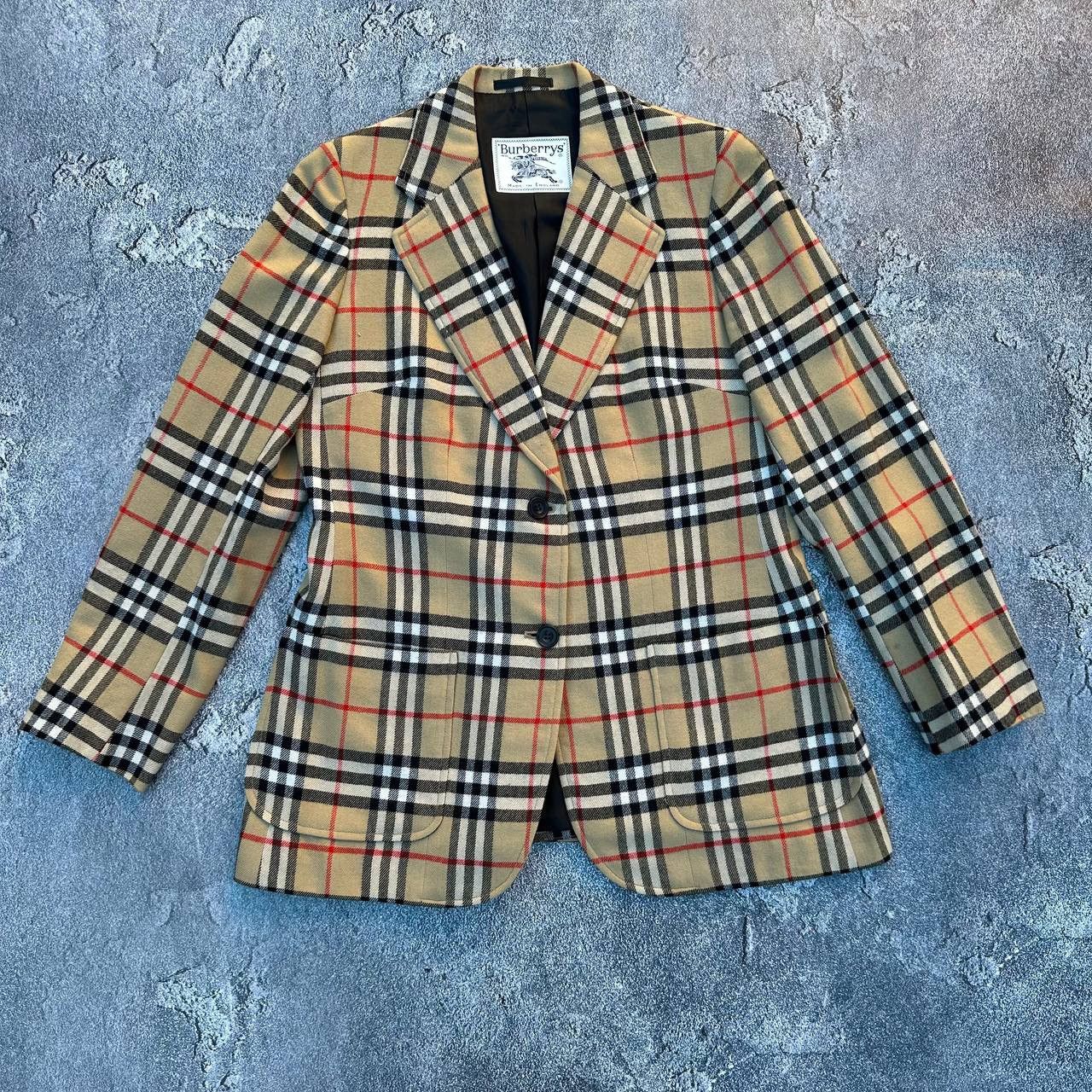 Burberry Vintage Burberrys Woman’s Jacket + Skirt Suit Size L / US 10 / IT 46 - 2 Thumbnail