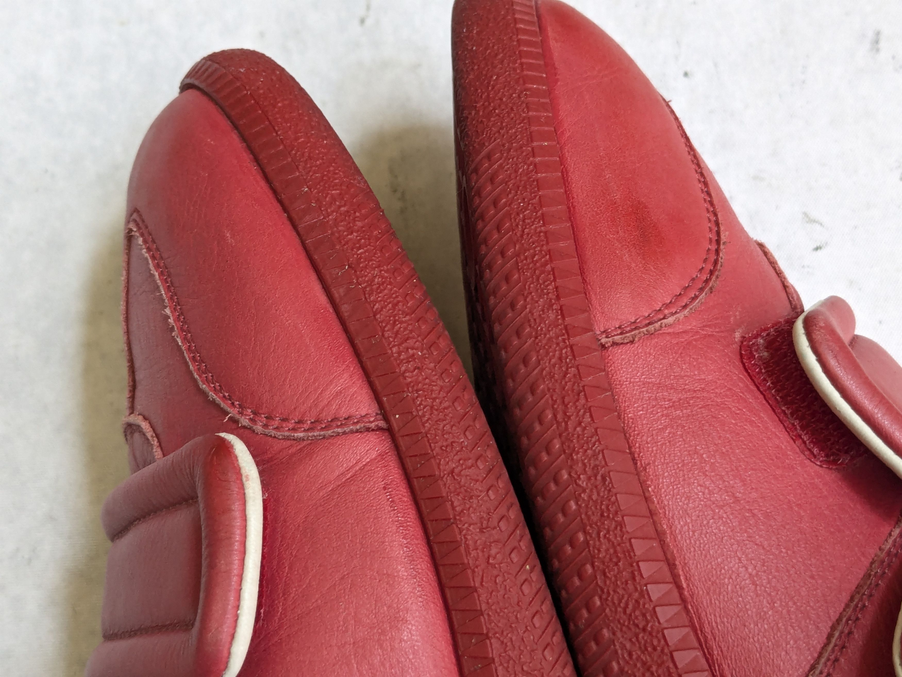 Maison Margiela Maison Margiela Clinic Sneakers Red 11 44 Mid Tops Leather Size US 11 / EU 44 - 11 Thumbnail