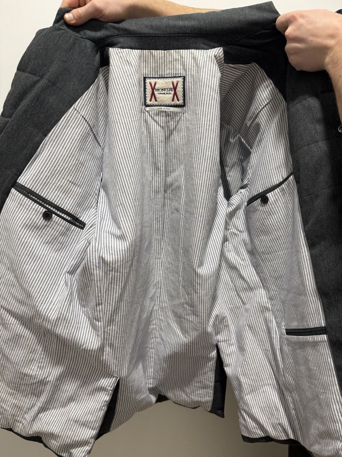 Moncler Gamme Bleu Moncler Gamme Bleu Wool Mens Down Coat Puffer Jacket size 5 Size US XL / EU 56 / 4 - 15 Thumbnail