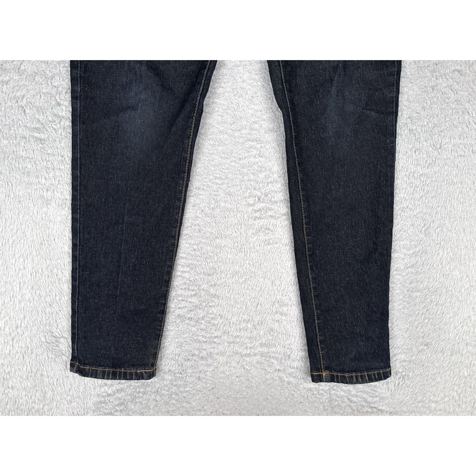 Vintage DG2 By Diane Gilman Jeans Womens M Blue High Rise Slim Jegging Stretch Dark Wash Size 32" / US 10 / IT 46 - 2 Thumbnail