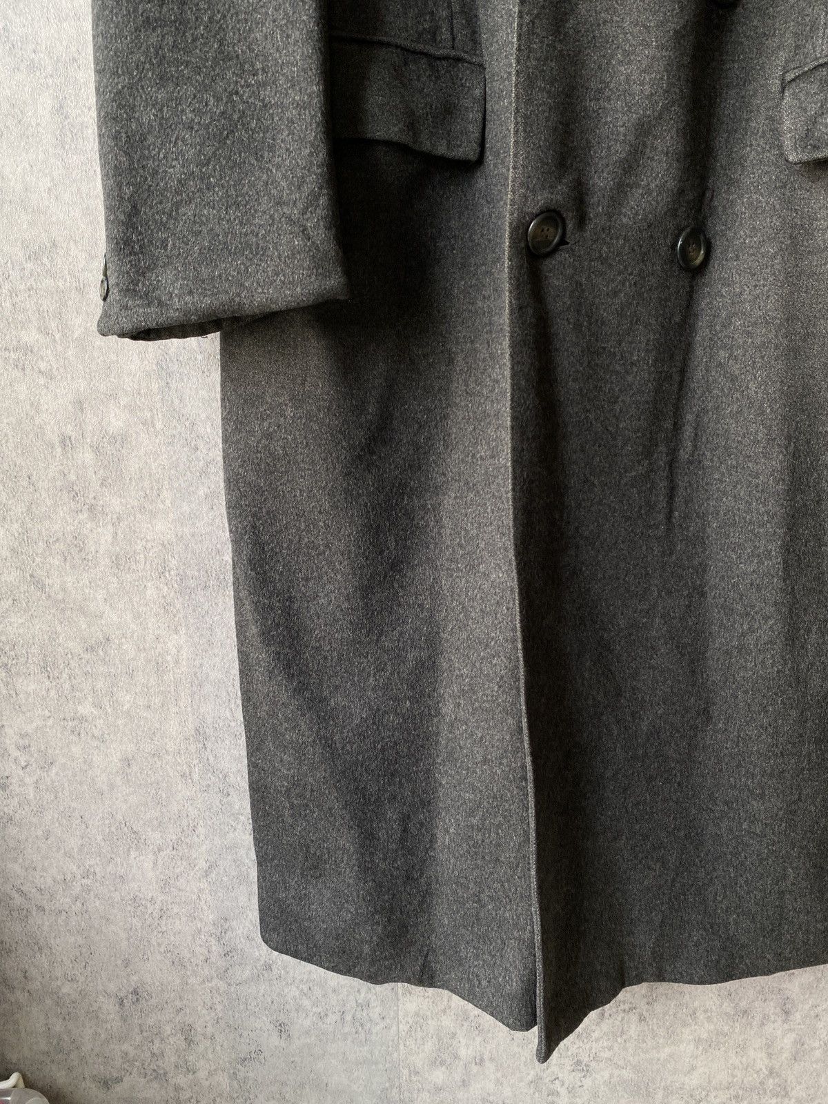 Burberry Prorsum Vintage Burberrys Double Breasted Wool Long Coat Size US L / EU 52-54 / 3 - 5 Thumbnail