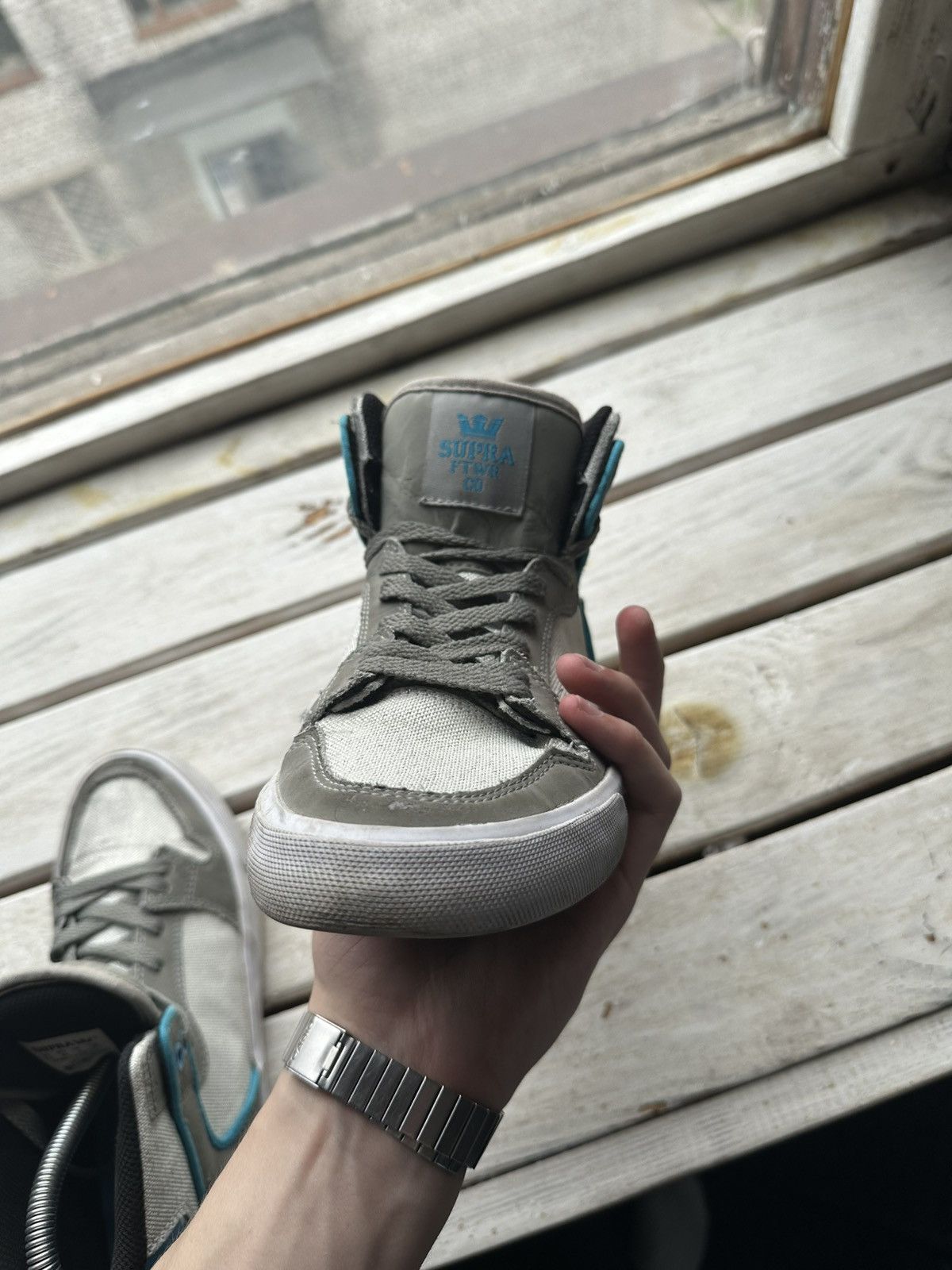 Supra × Vintage 🚨Supra Skytop High Top Skate Sneaker Shoes Mens Size US 7 / EU 40 - 11 Thumbnail