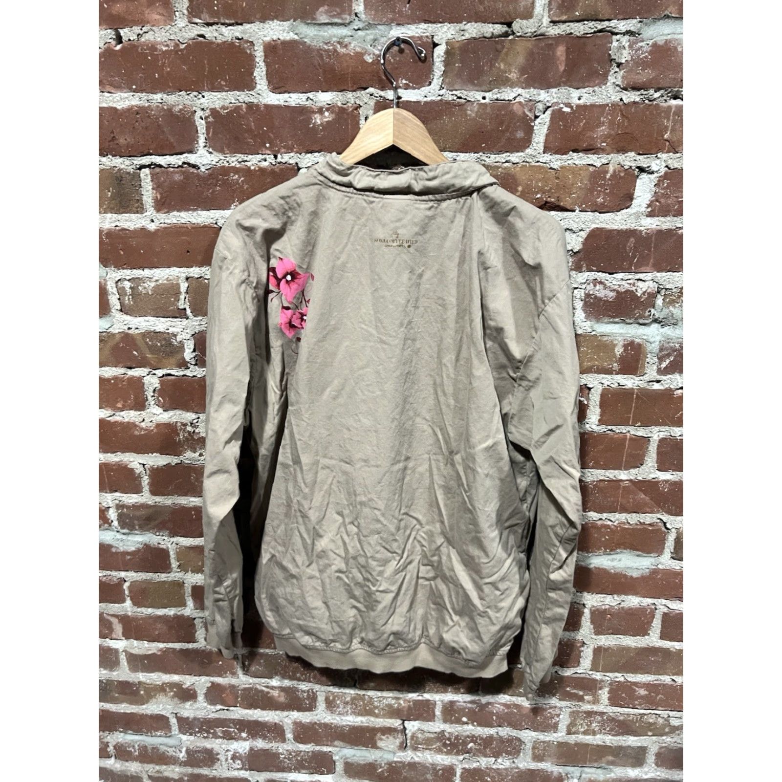 Vintage Crazy Shirts Brown Long Sleeve Henley Lightweight Sweatshirt Womens L Size L / US 10 / IT 46 - 2 Thumbnail