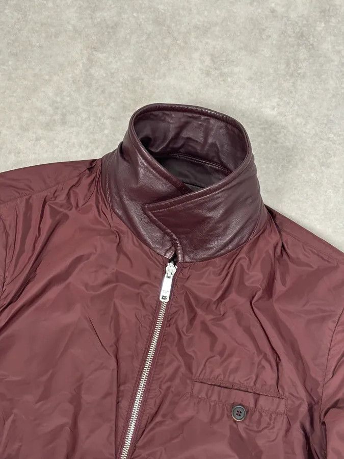 Prada AW2013 Prada Burgundy Leather Reversible Premium Jacket Size US S / EU 44-46 / 1 - 15 Thumbnail