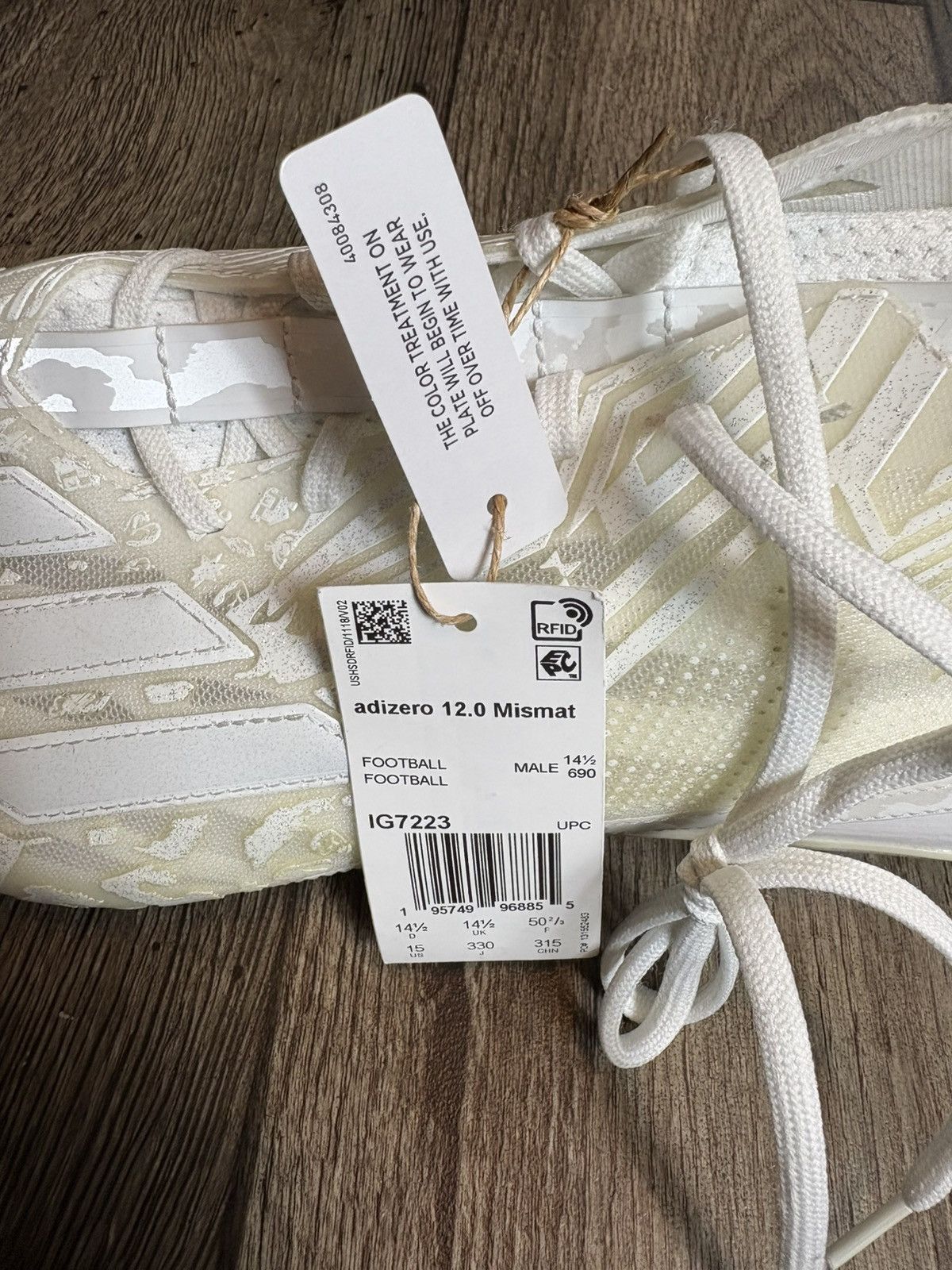 Adidas Adidas Adizero 12.0 Mismatch Triple White IG7223 Men’s 15 Size US 15 / EU 48 - 7 Thumbnail
