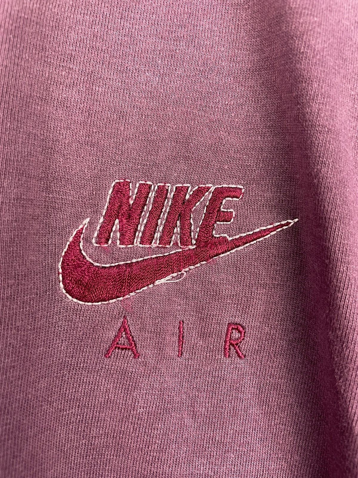 Nike Vintage 90s Nike Air embroidery Logo t shirt Size US L / EU 52-54 / 3 - 4 Thumbnail