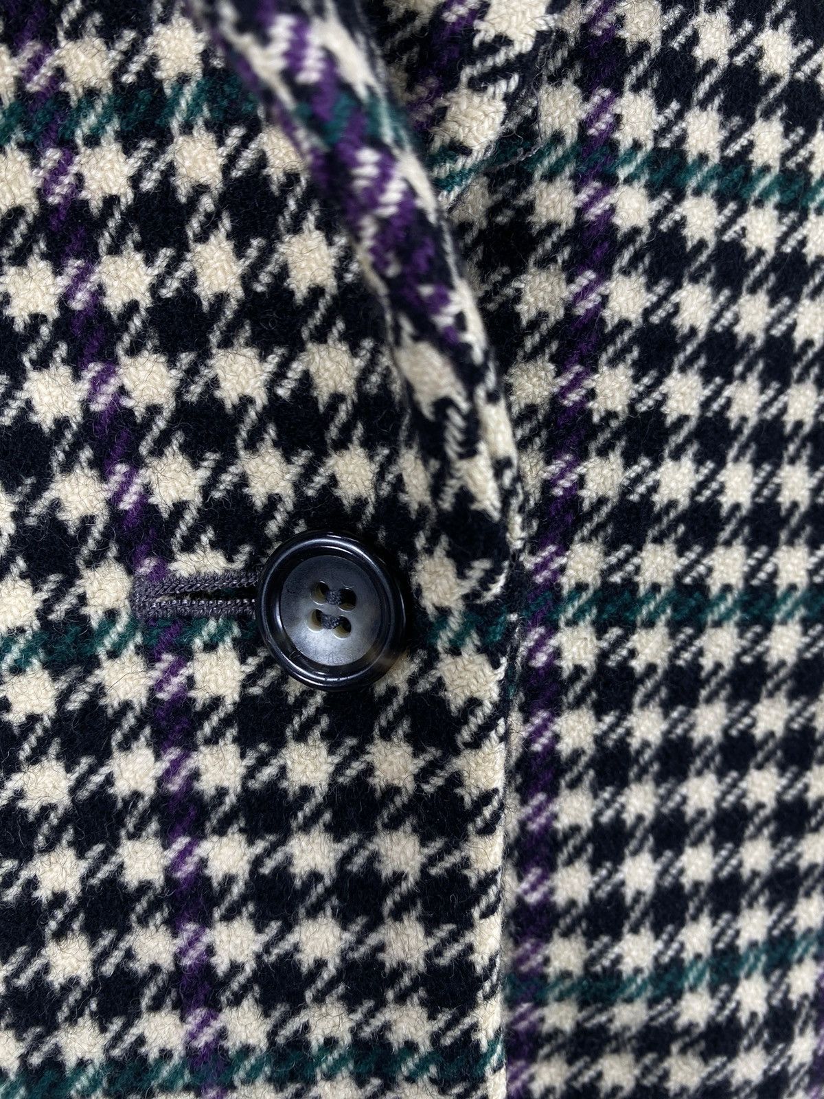 Japanese Brand Vintage 90’s Houndstooth Jacket by Ladies’ Traditional Size XS / US 0-2 / IT 36-38 - 10 Thumbnail