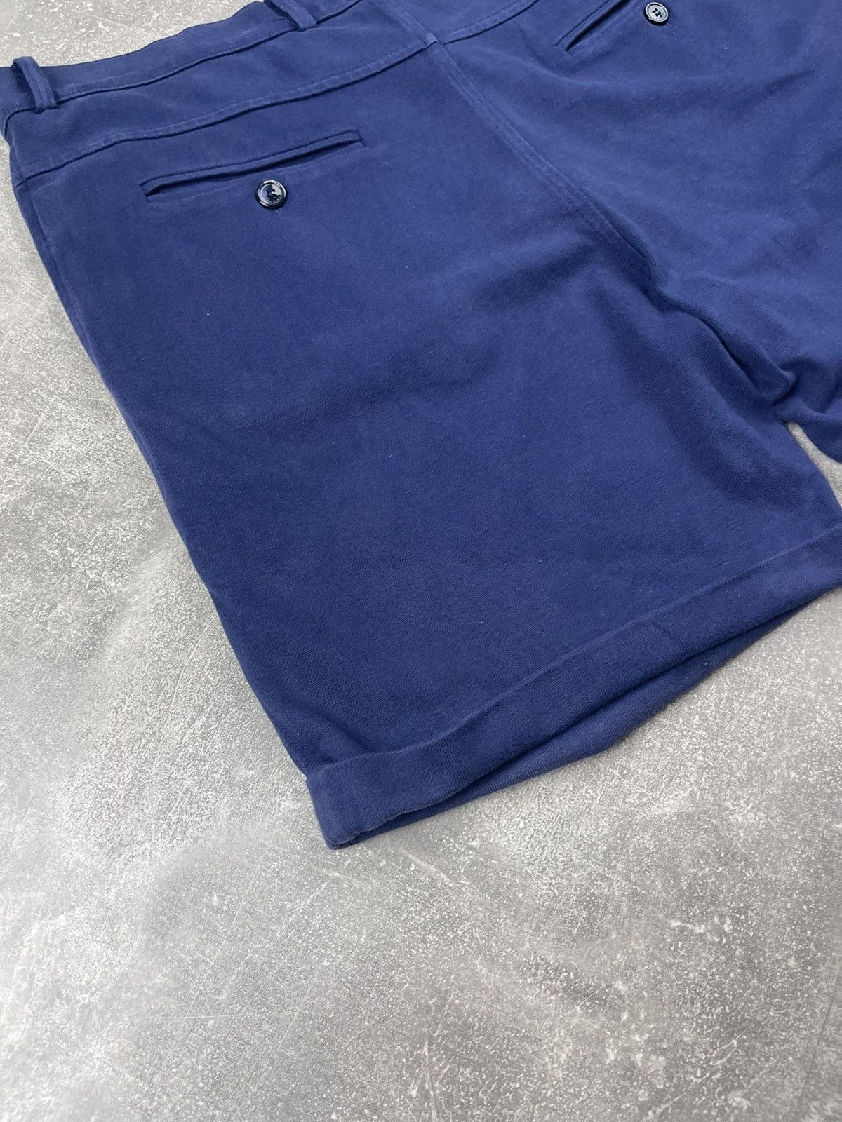 Fendi × Vintage Fendi Old Money Core Luxury Chino Cotton Shorts Blue Size US 32 / EU 48 - 5 Thumbnail