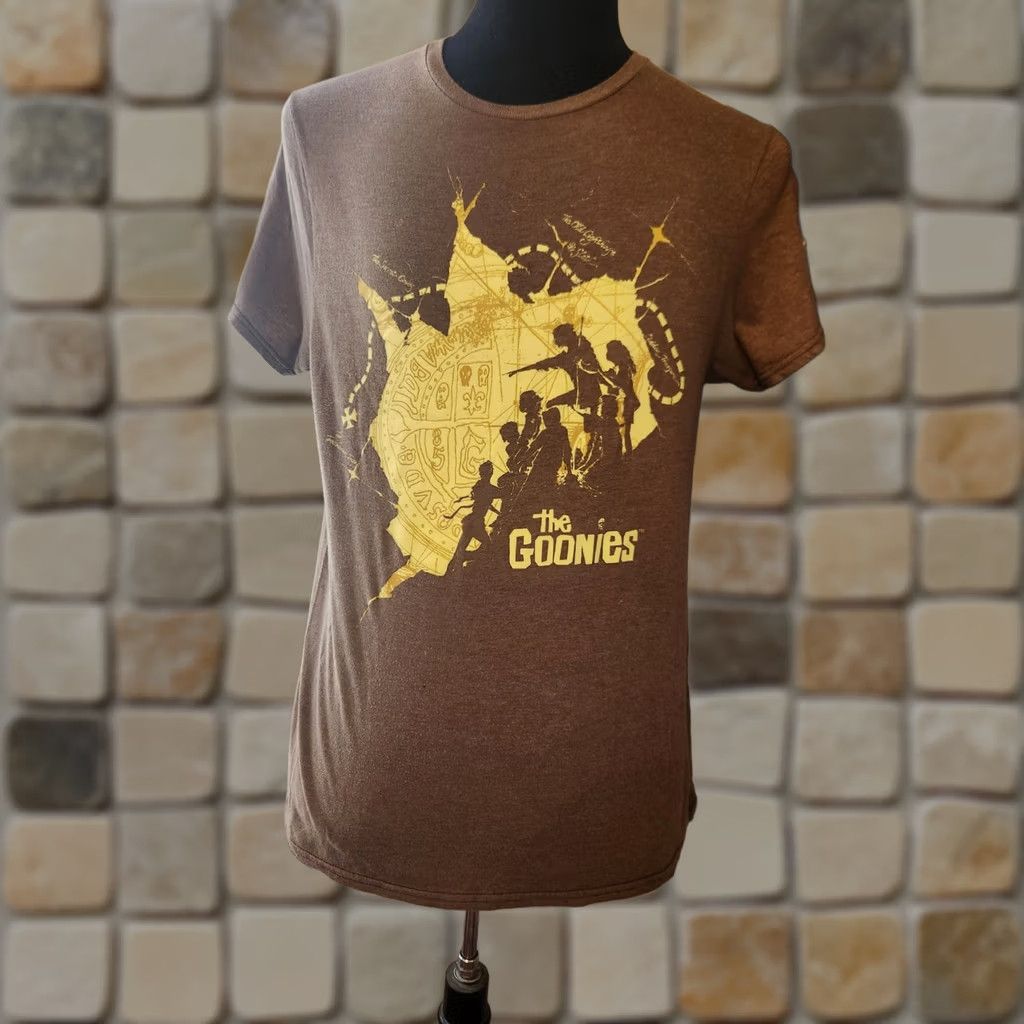 Ripple Junction Ripple Junction The Goonies T-Shirt Brown Adult Medium Movie Logo Short Sleeve Size US M / EU 48-50 / 2 - 1 Thumbnail