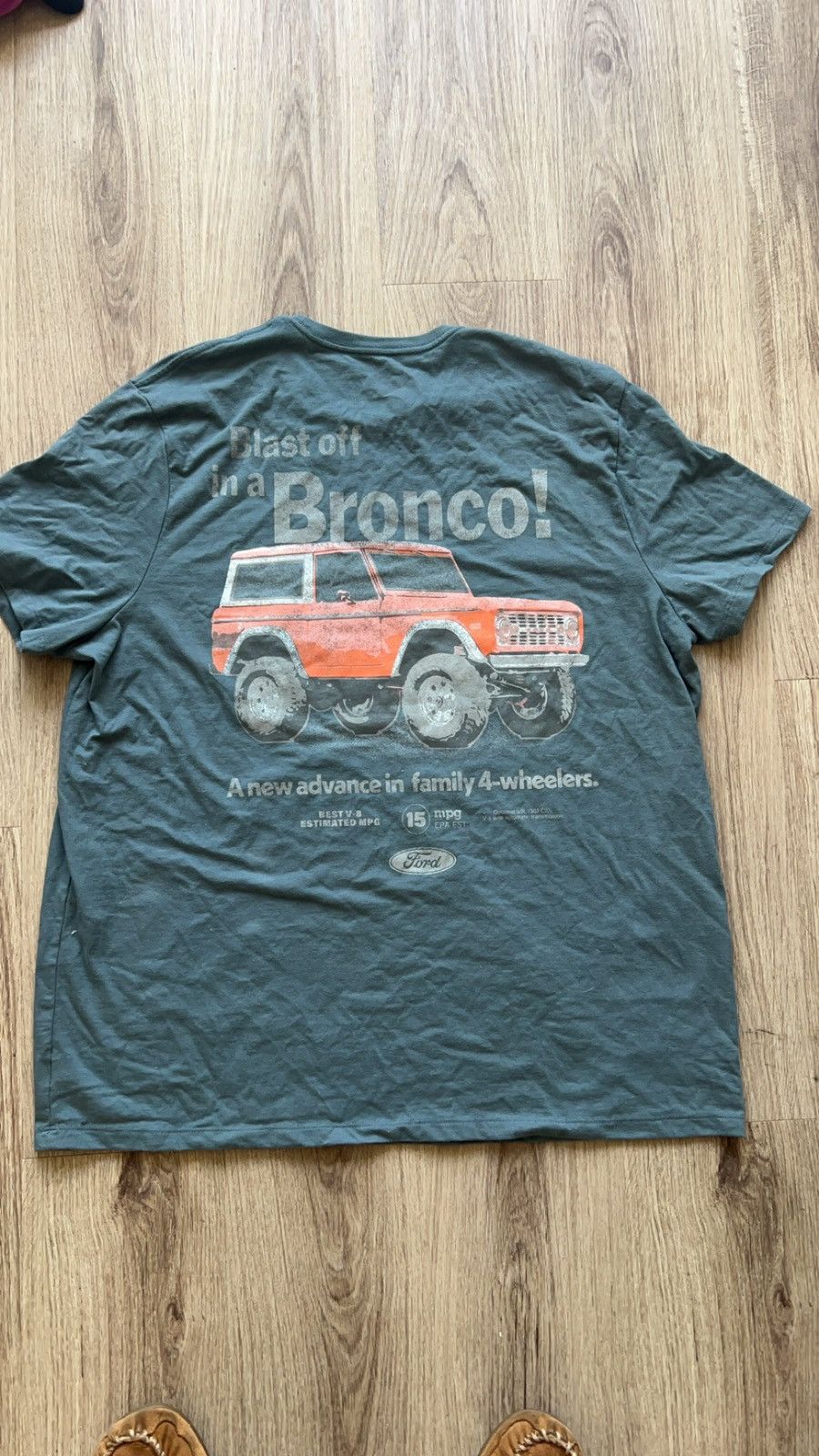 Ford × Vintage Vintage Racing Ford Bronco T-shirt Size US XXL / EU 58 / 5 - 1 Thumbnail